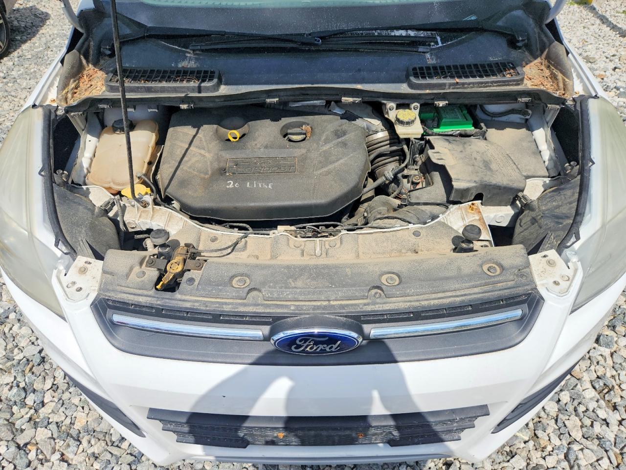 2013 Ford Escape Se White vin: 1FMCU9G91DUA56873
