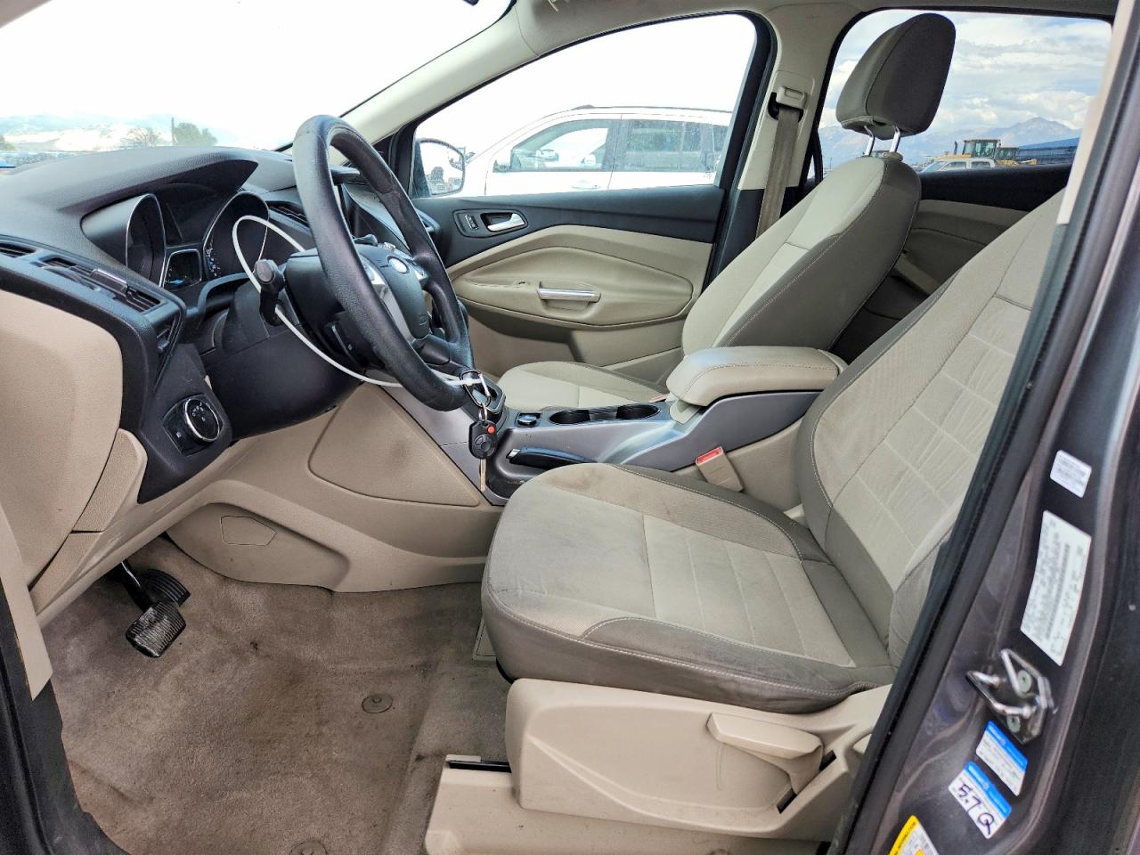 2013 Ford Escape Se Gray vin: 1FMCU9G91DUB02637