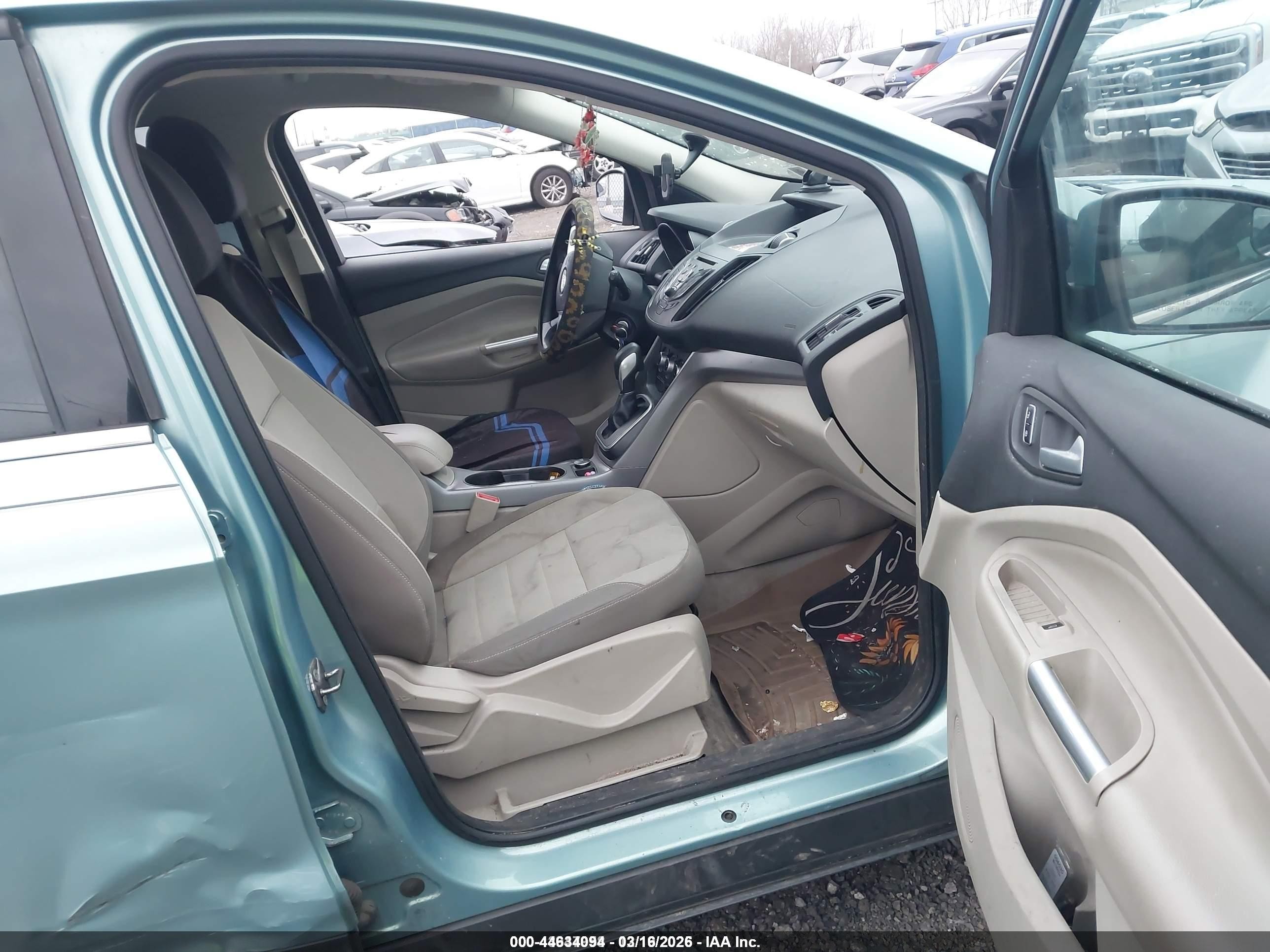 2013 Ford Escape Se Teal vin: 1FMCU9G91DUD00151