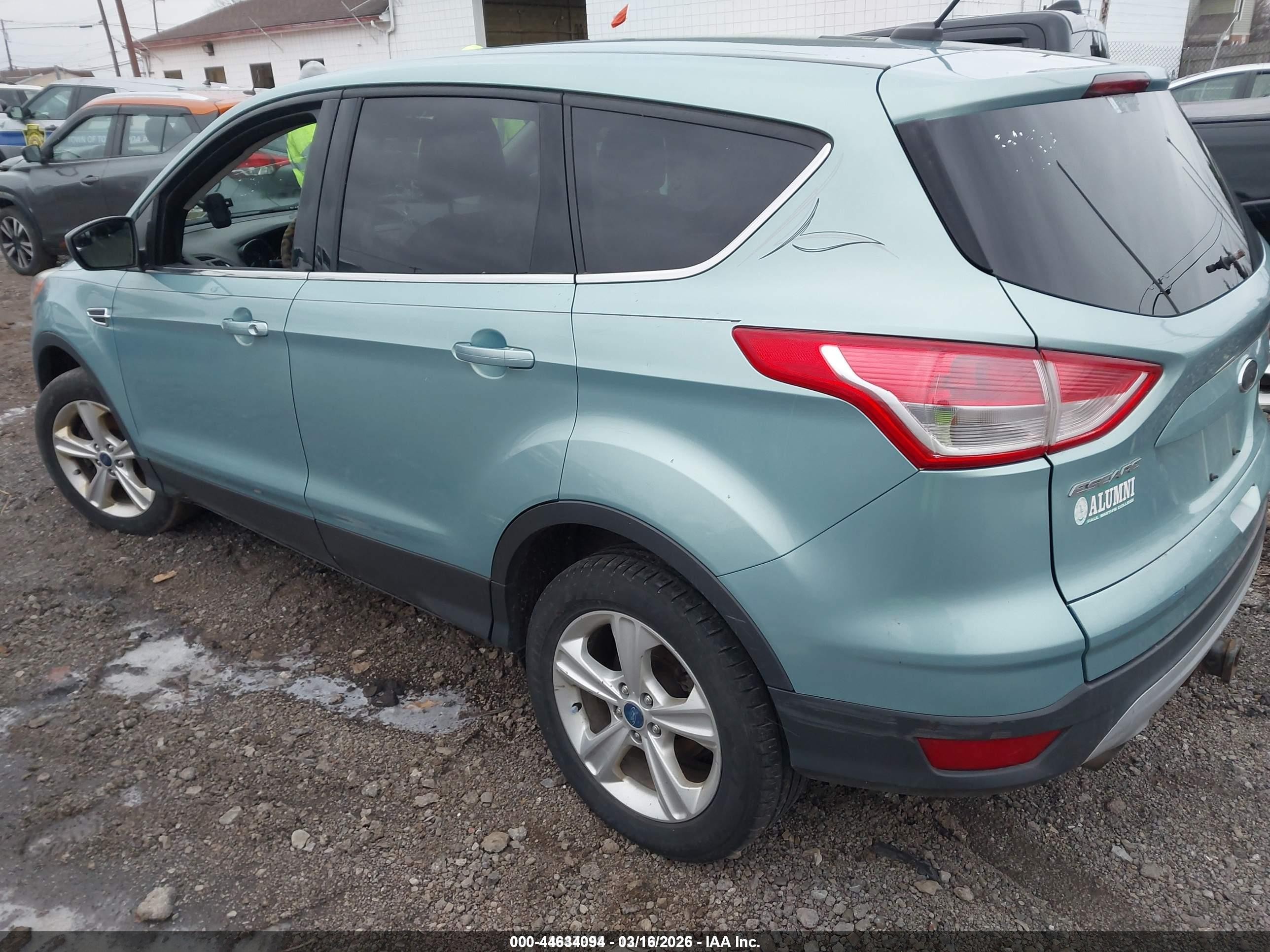 2013 Ford Escape Se Teal vin: 1FMCU9G91DUD00151