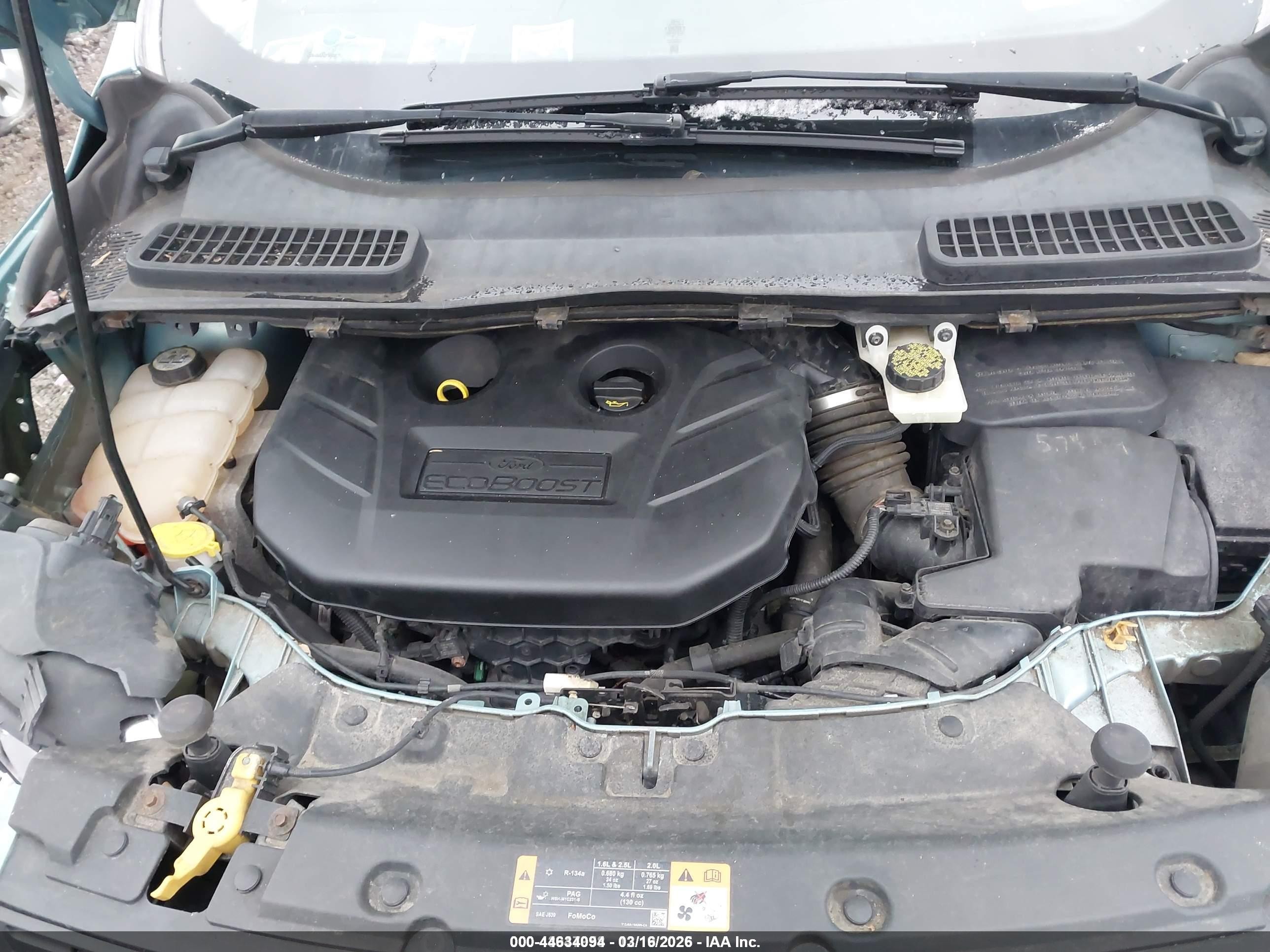 2013 Ford Escape Se Teal vin: 1FMCU9G91DUD00151