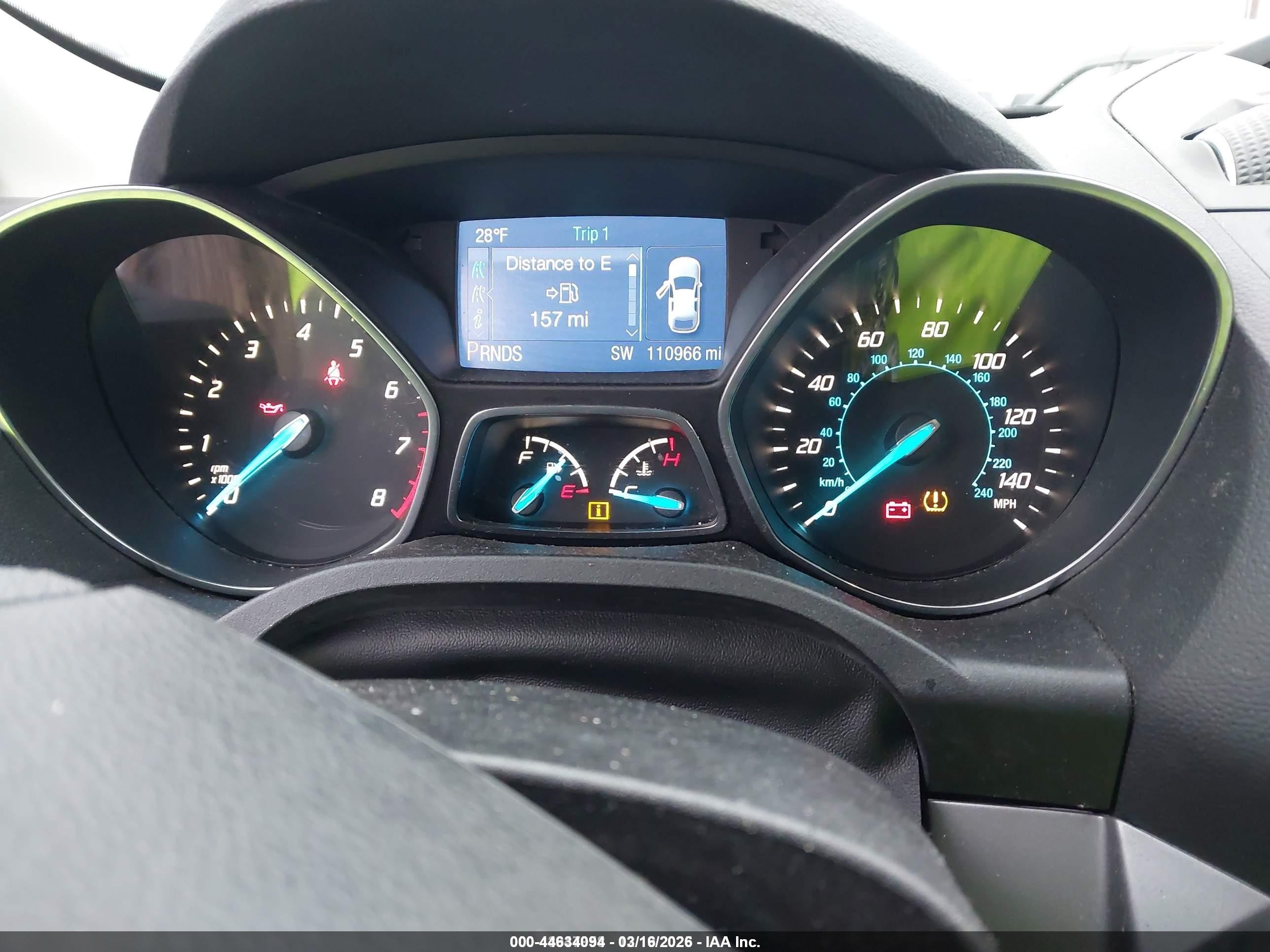2013 Ford Escape Se Teal vin: 1FMCU9G91DUD00151