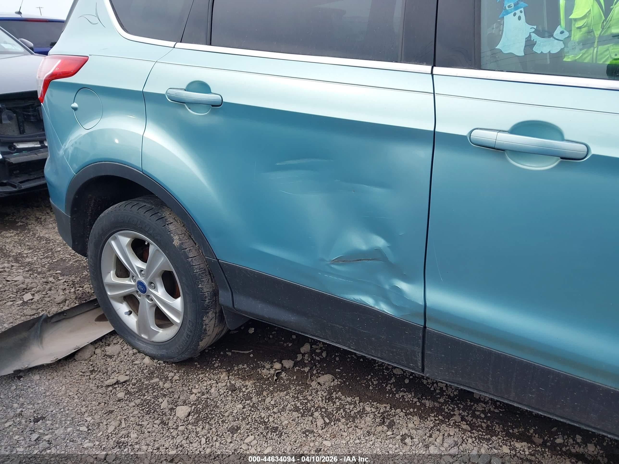 2013 Ford Escape Se Teal vin: 1FMCU9G91DUD00151