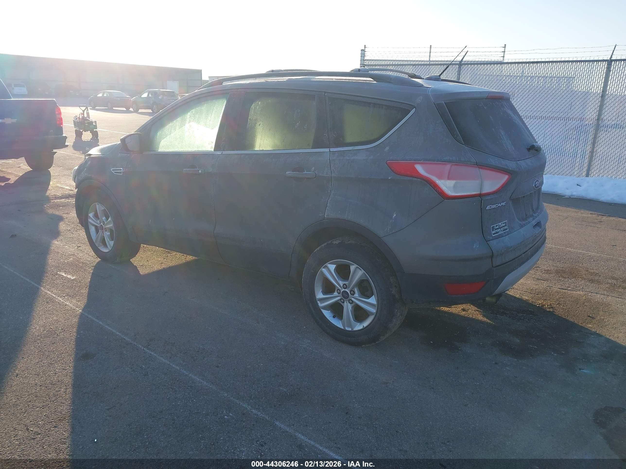 2013 Ford Escape Se Gray vin: 1FMCU9G91DUD88652