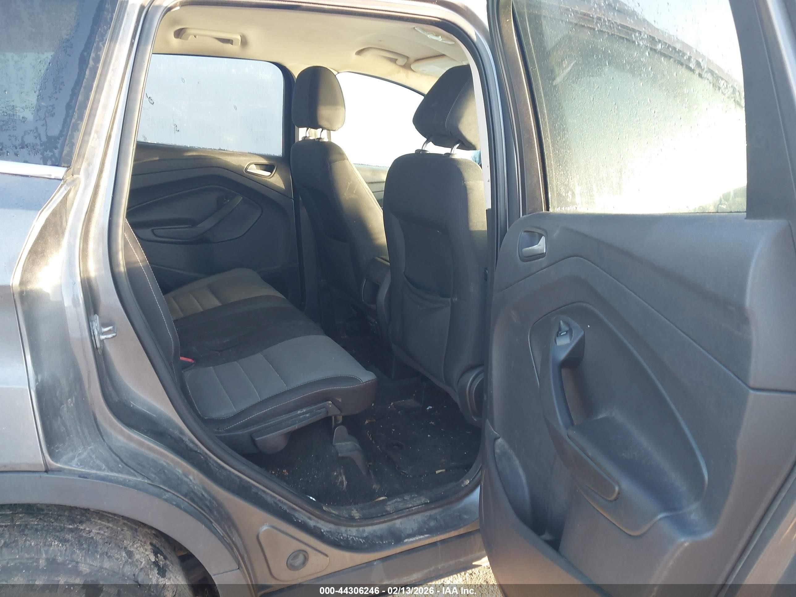 2013 Ford Escape Se Gray vin: 1FMCU9G91DUD88652