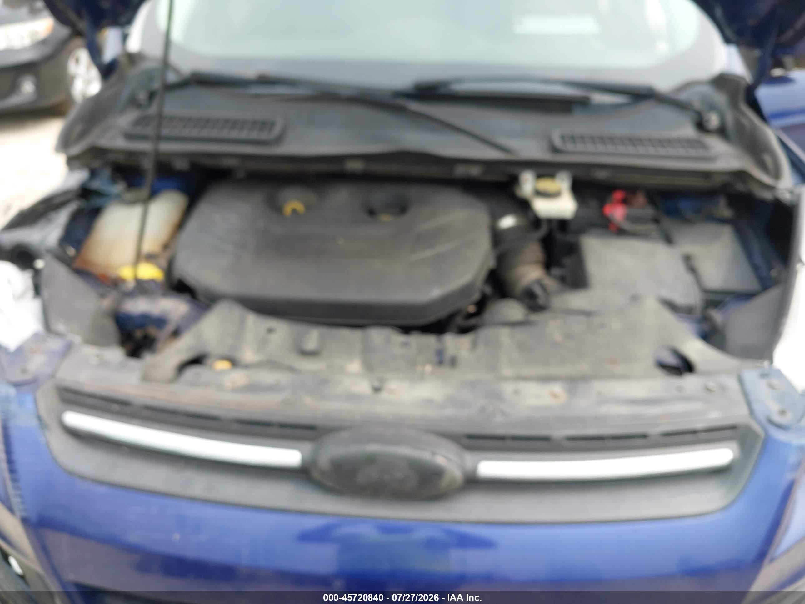 2014 Ford Escape Se Blue vin: 1FMCU9G91EUA06055