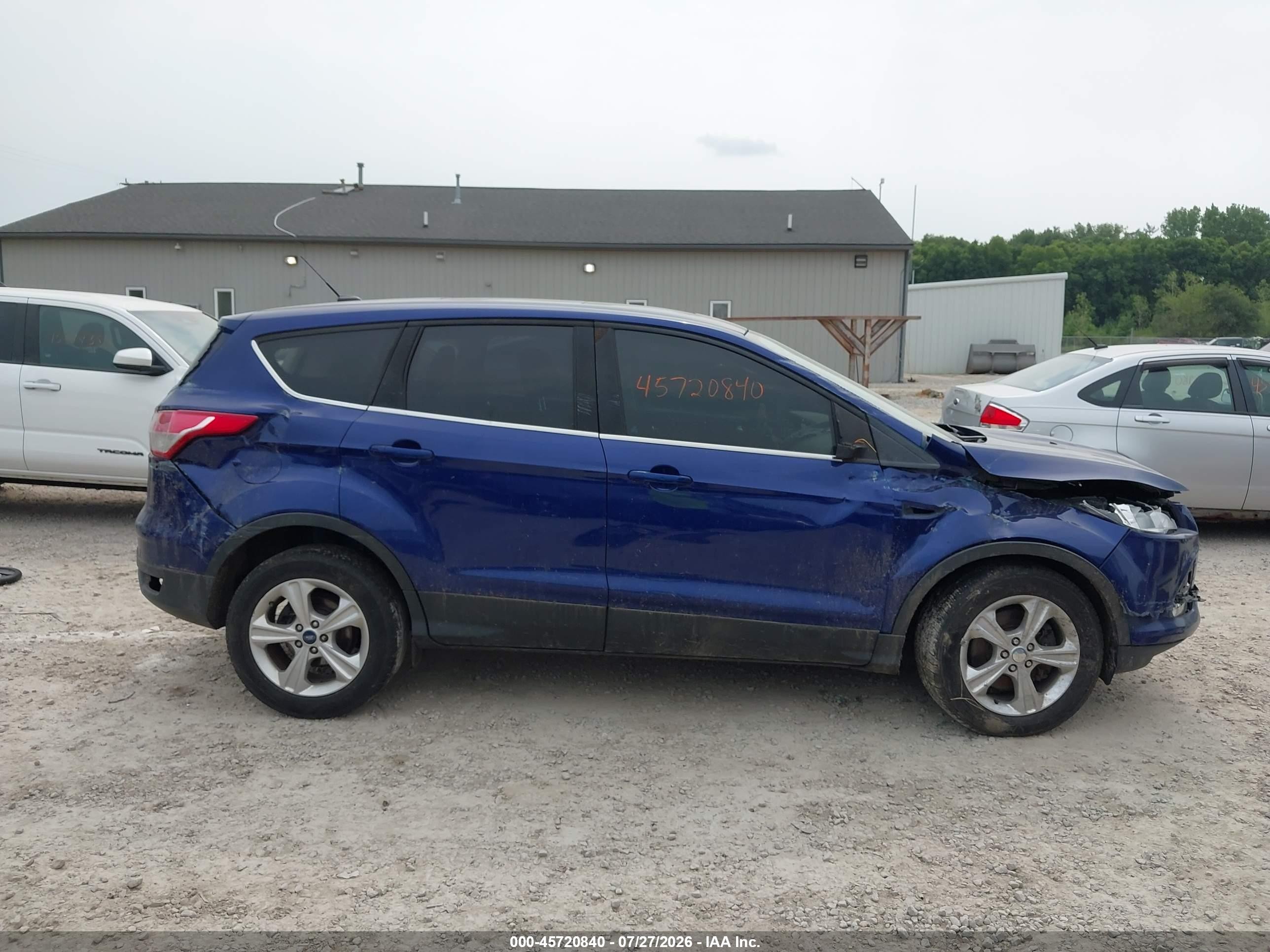 2014 Ford Escape Se Blue vin: 1FMCU9G91EUA06055