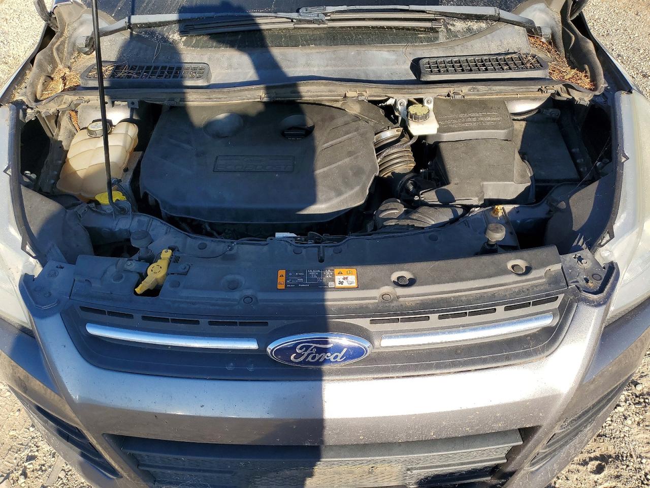 2014 Ford Escape Se Gray vin: 1FMCU9G91EUA07383