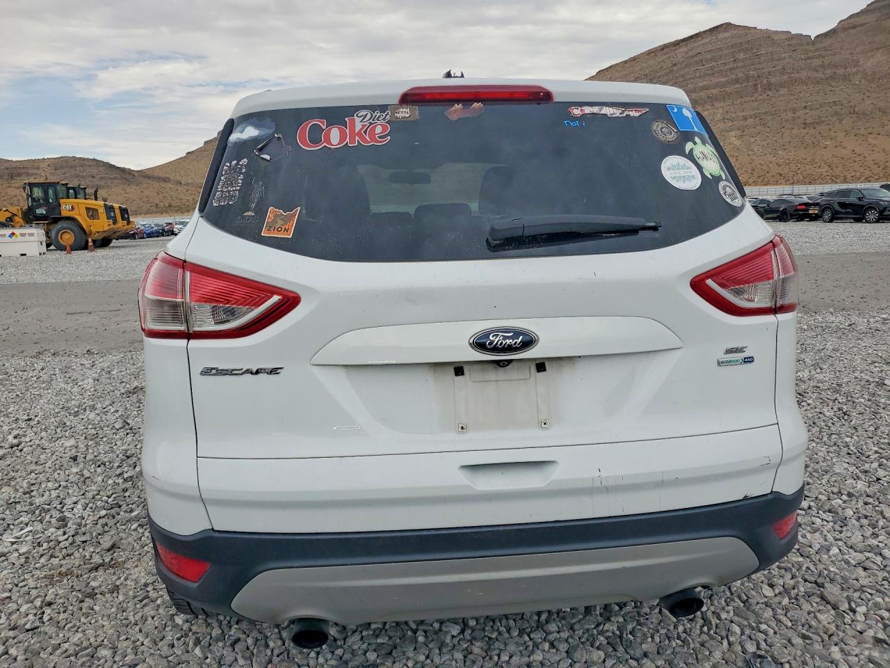 2014 Ford Escape Se White vin: 1FMCU9G91EUA16116