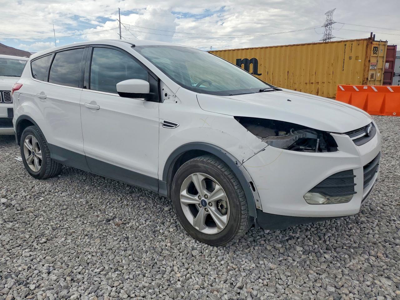 2014 Ford Escape Se White vin: 1FMCU9G91EUA16116