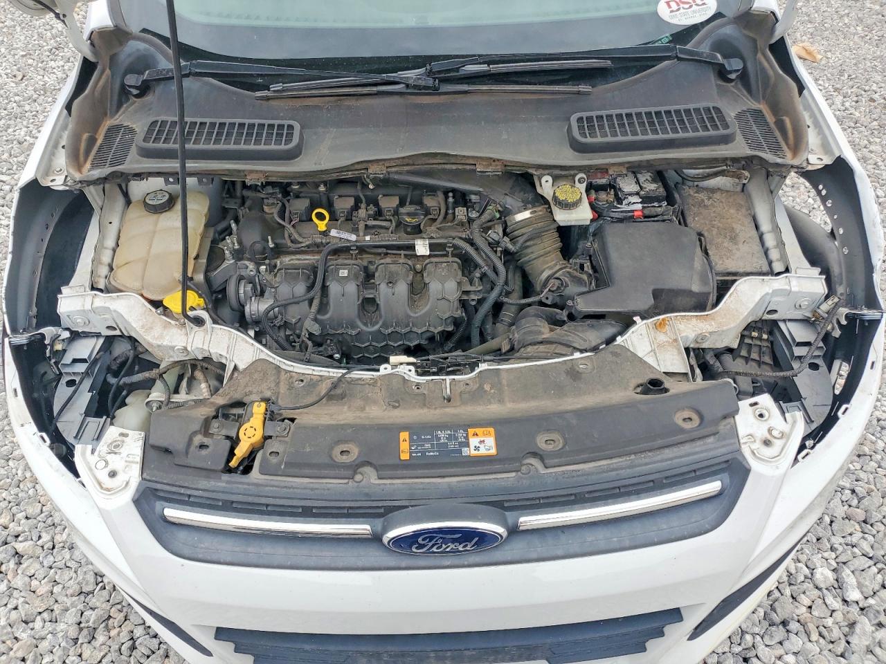 2014 Ford Escape Se White vin: 1FMCU9G91EUA16116