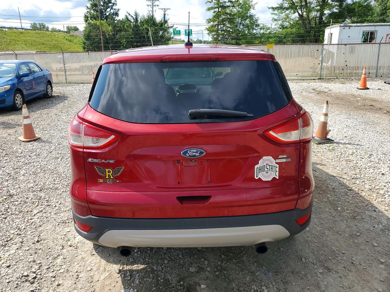 2014 Ford Escape Se Красный vin: 1FMCU9G91EUA46748