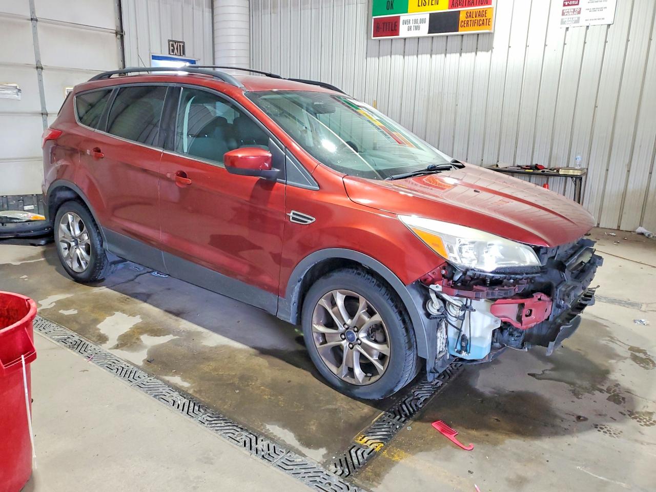 2014 Ford Escape Se Red vin: 1FMCU9G91EUB75220