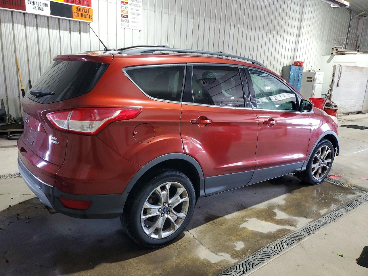2014 Ford Escape Se Red vin: 1FMCU9G91EUB75220