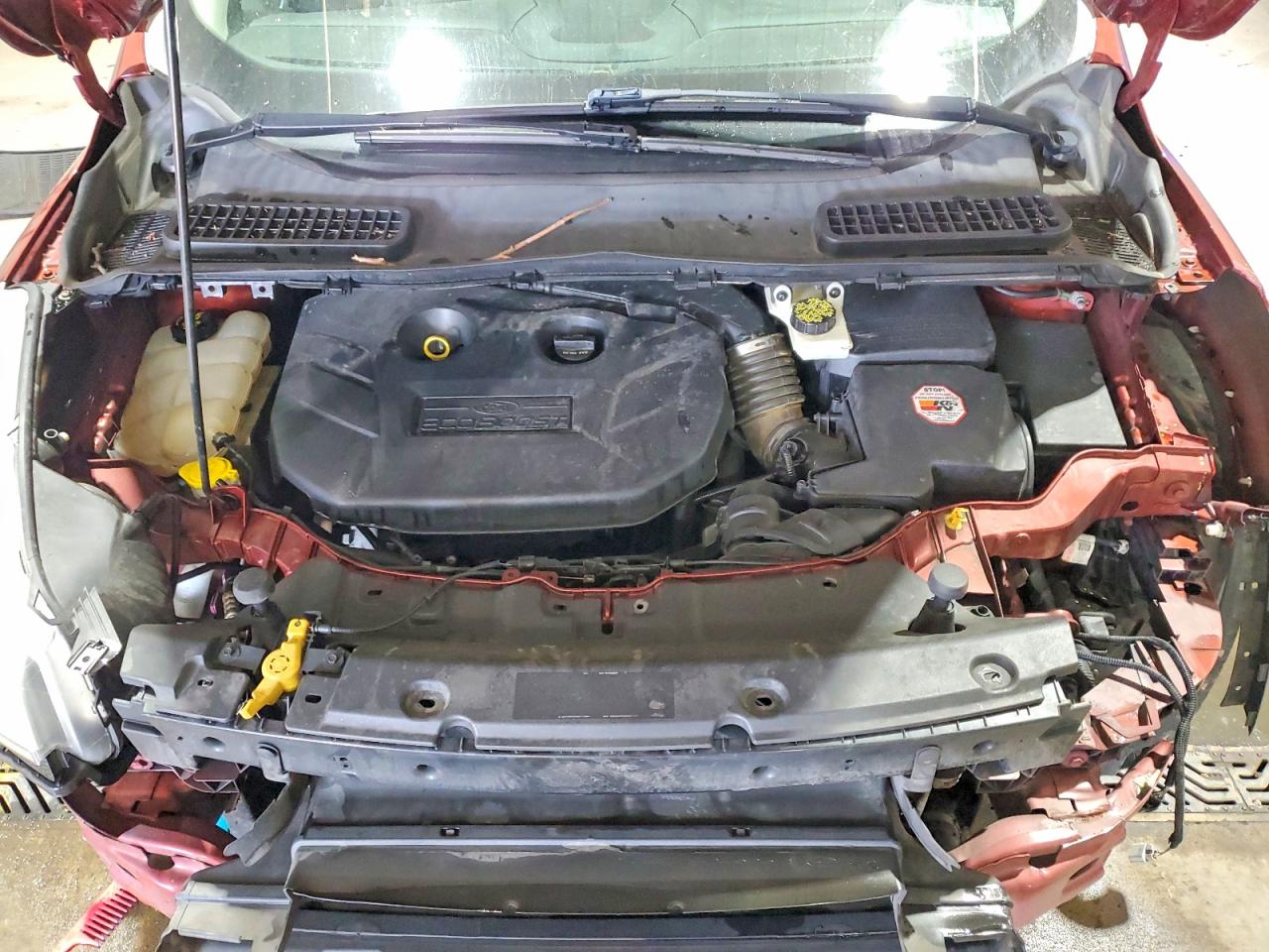 2014 Ford Escape Se Red vin: 1FMCU9G91EUB75220