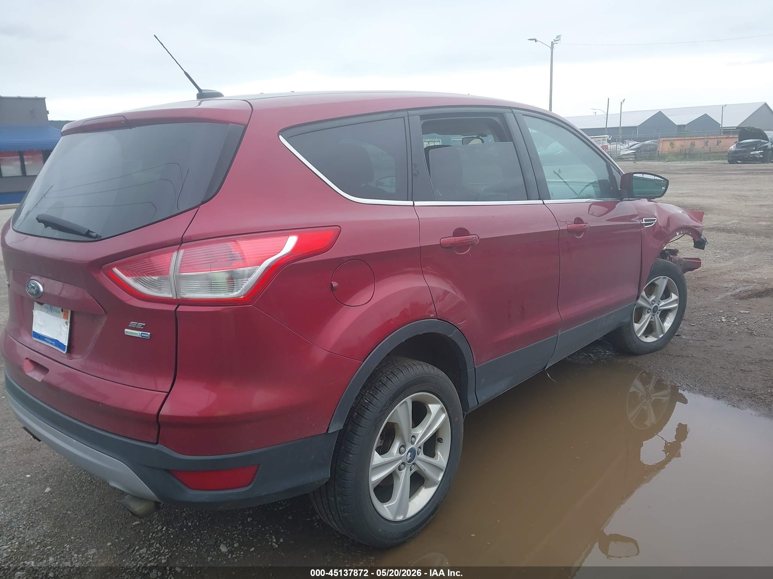 2014 Ford Escape Se Красный vin: 1FMCU9G91EUC24917
