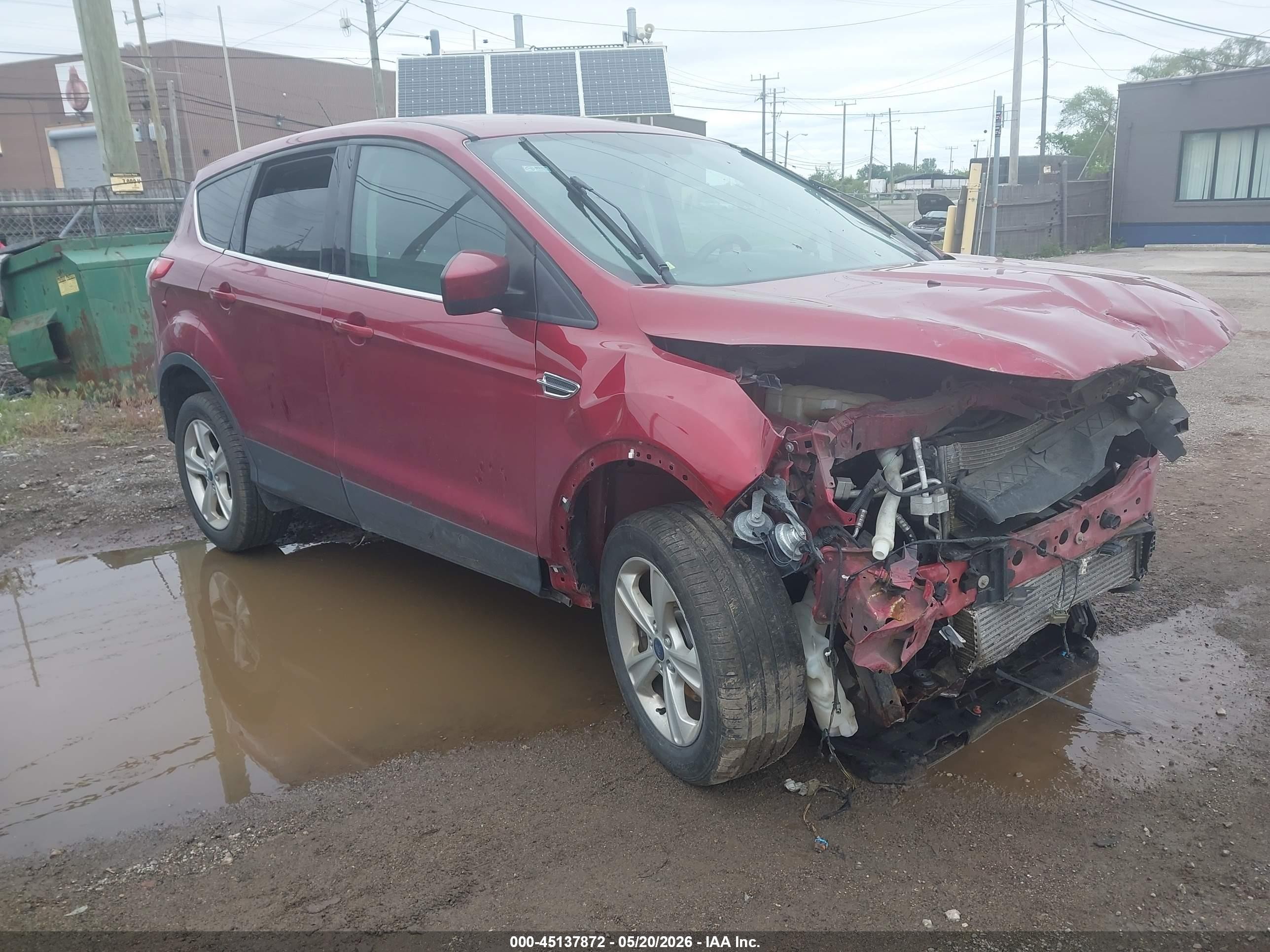 2014 Ford Escape Se Красный vin: 1FMCU9G91EUC24917