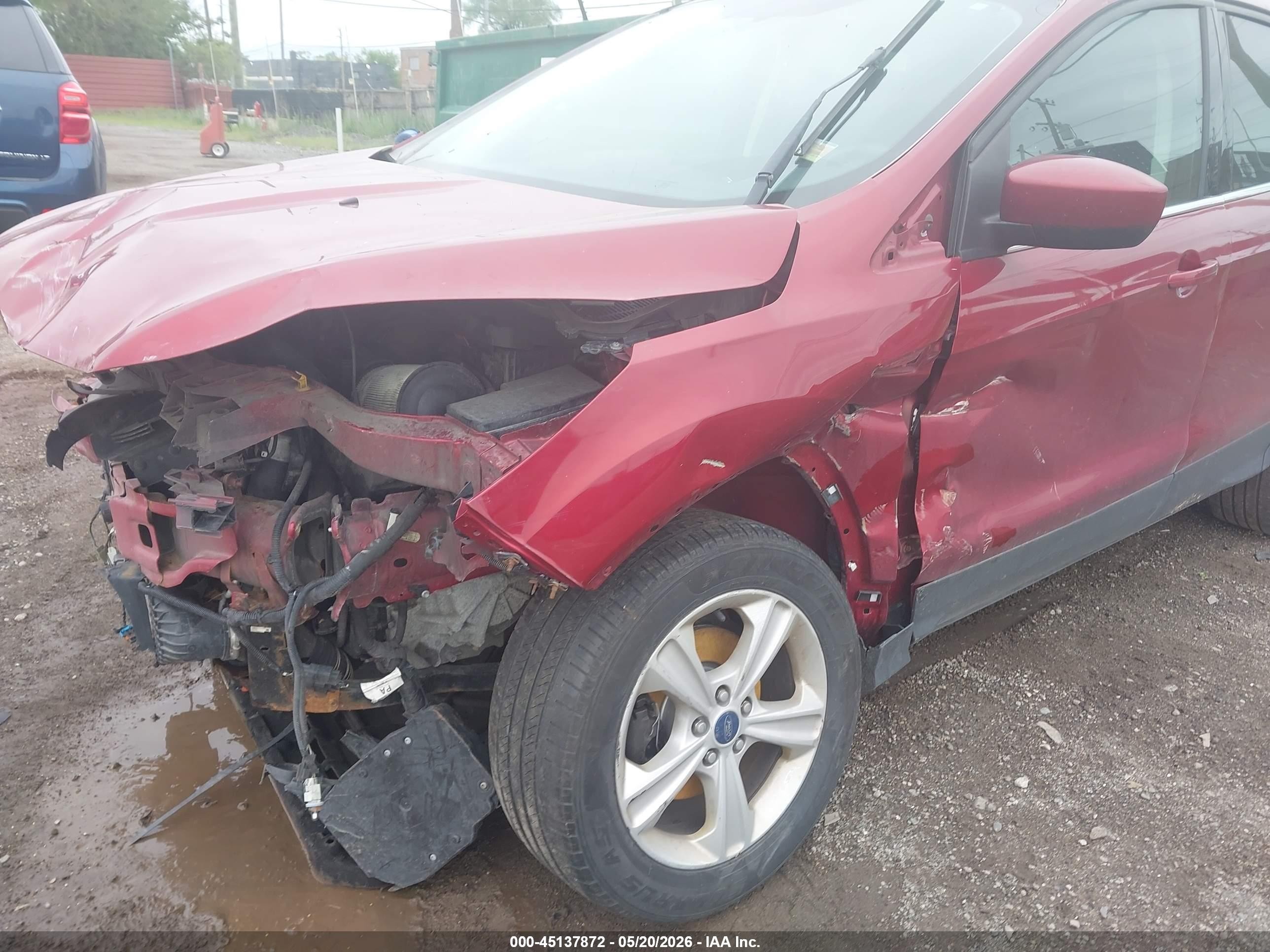 2014 Ford Escape Se Красный vin: 1FMCU9G91EUC24917