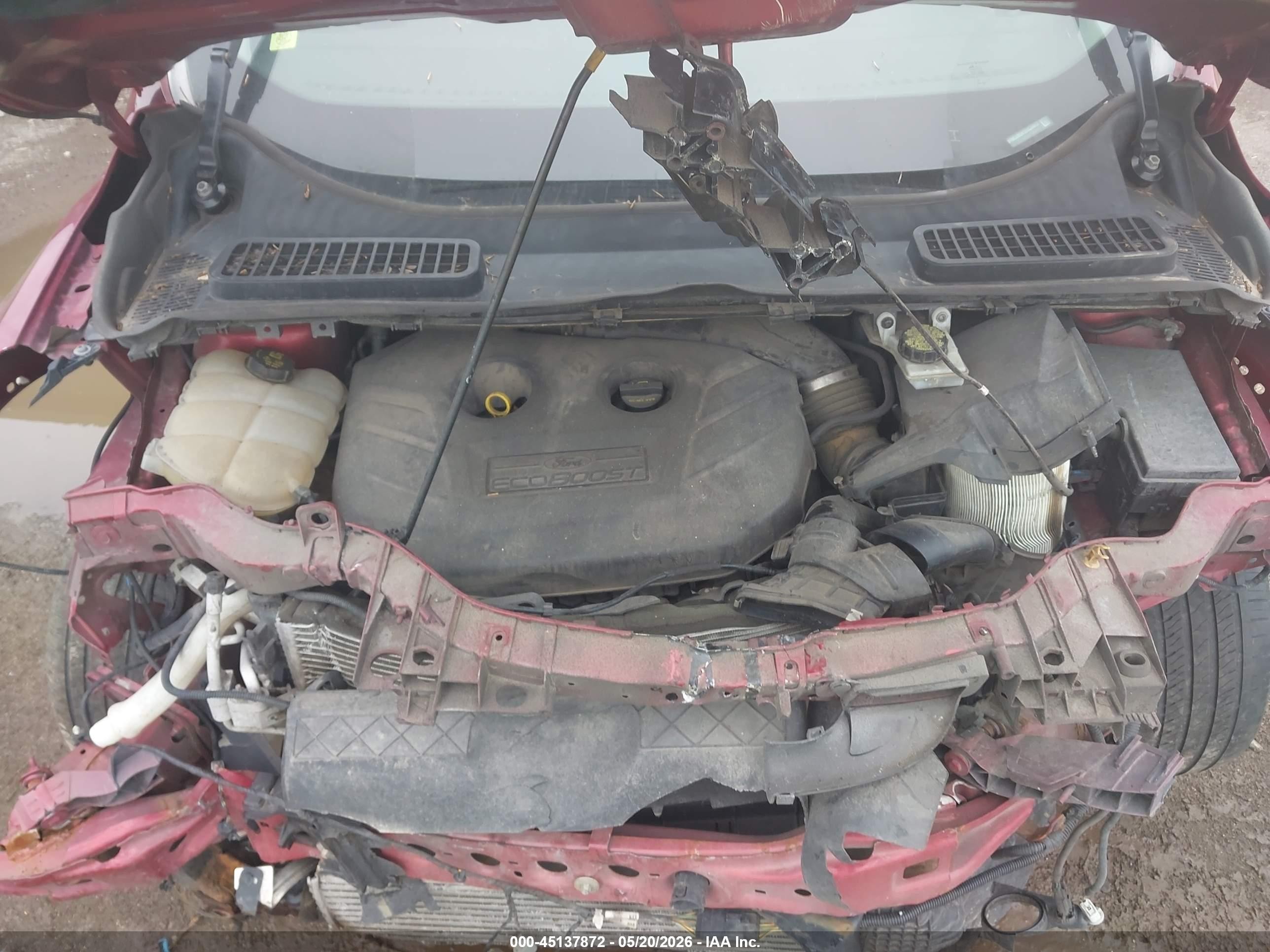 2014 Ford Escape Se Красный vin: 1FMCU9G91EUC24917