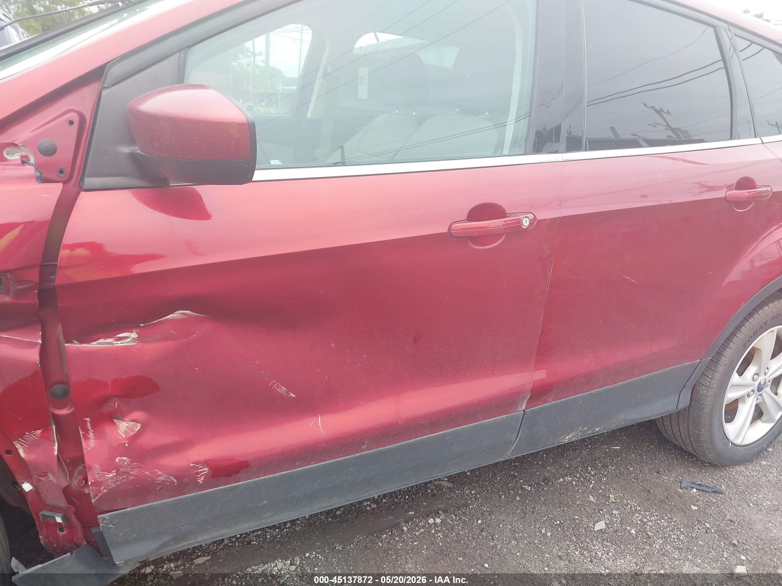 2014 Ford Escape Se Красный vin: 1FMCU9G91EUC24917