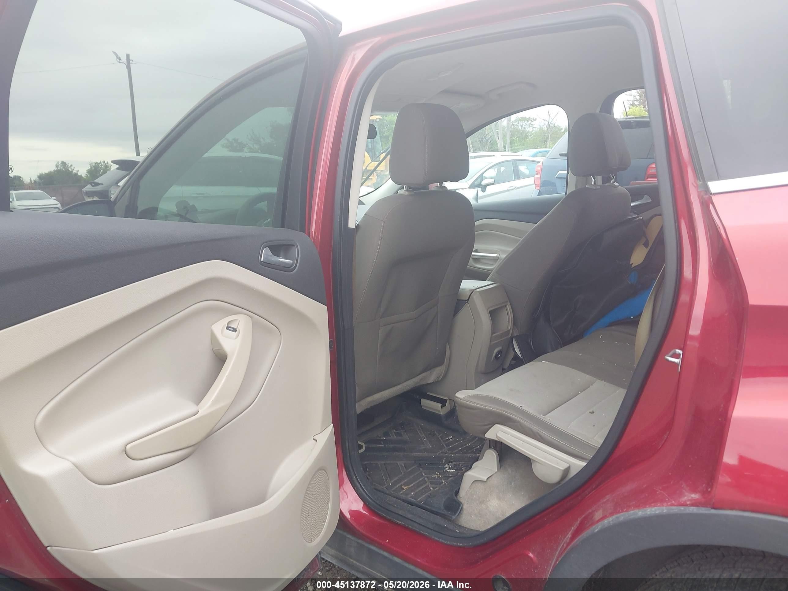 2014 Ford Escape Se Красный vin: 1FMCU9G91EUC24917