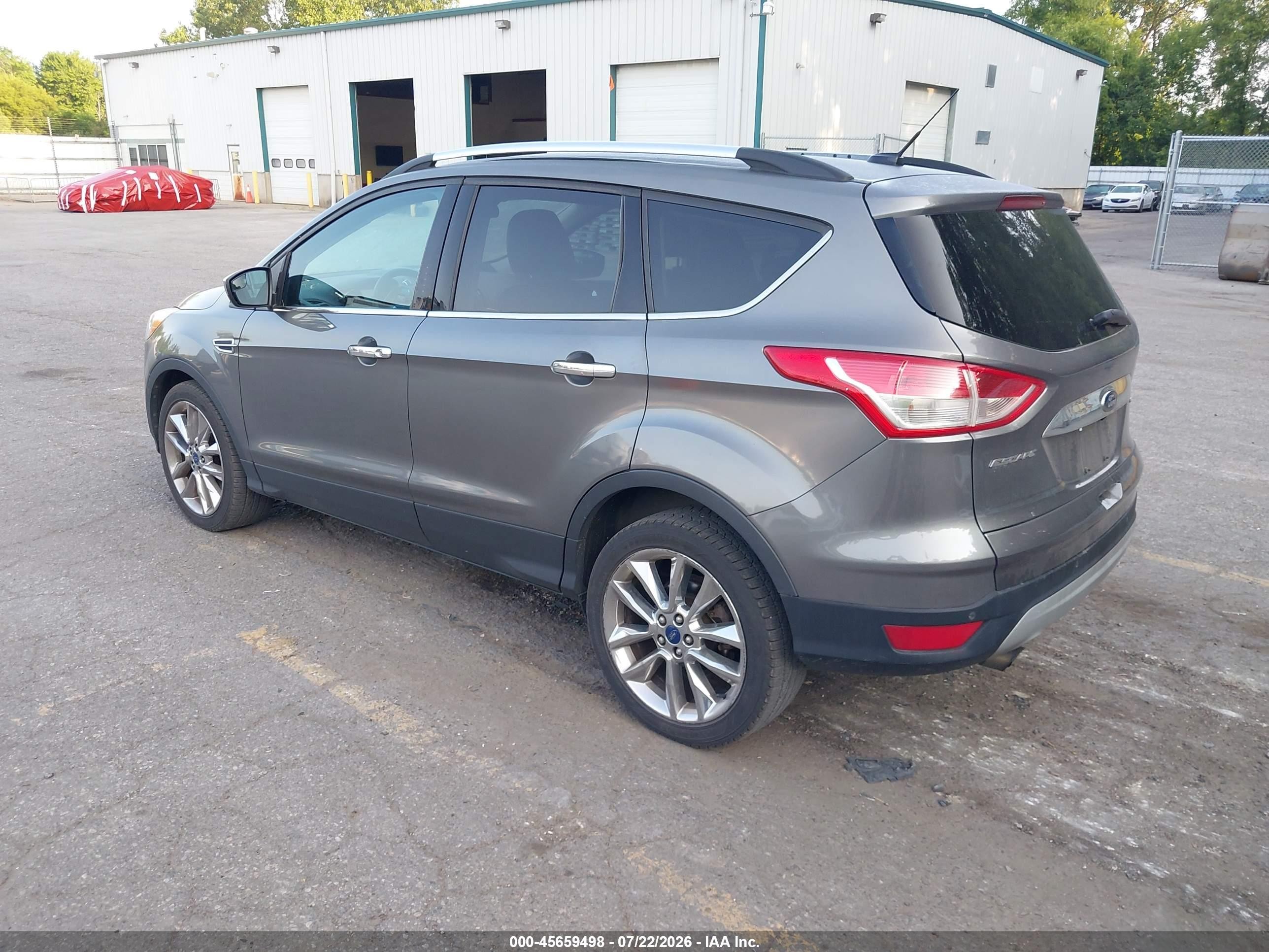 2014 Ford Escape Se Серый vin: 1FMCU9G91EUC28742