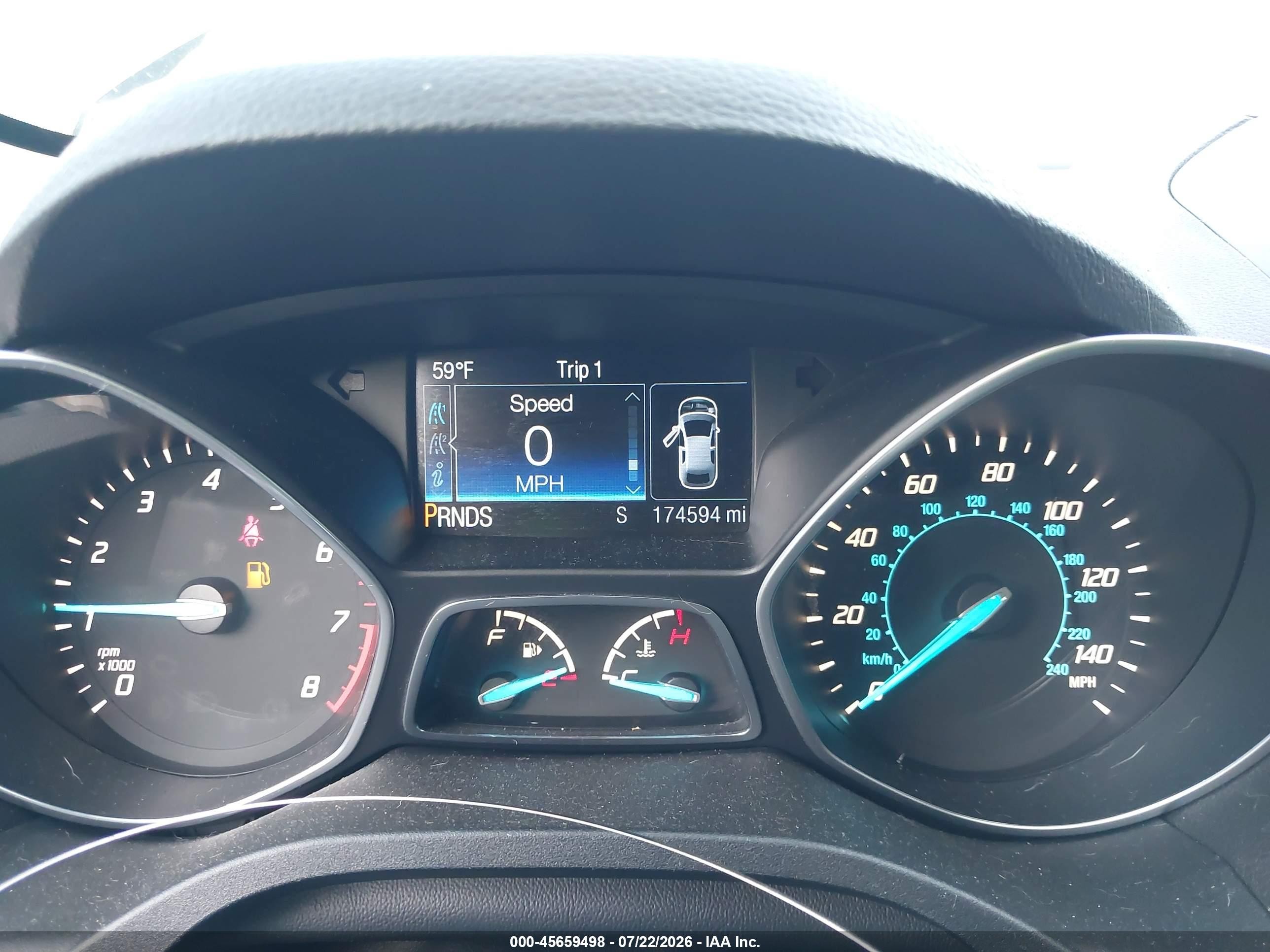 2014 Ford Escape Se Серый vin: 1FMCU9G91EUC28742