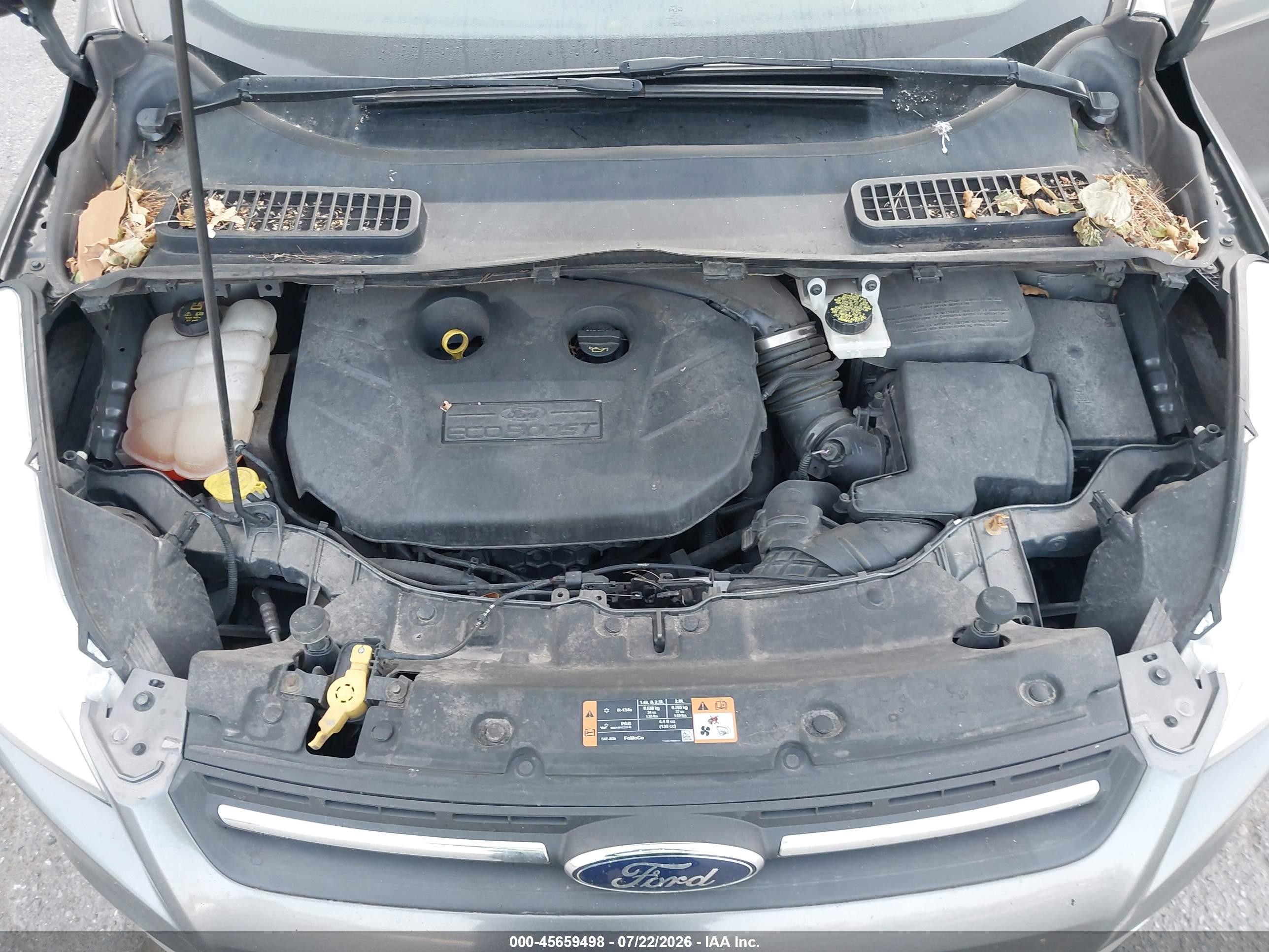 2014 Ford Escape Se Серый vin: 1FMCU9G91EUC28742