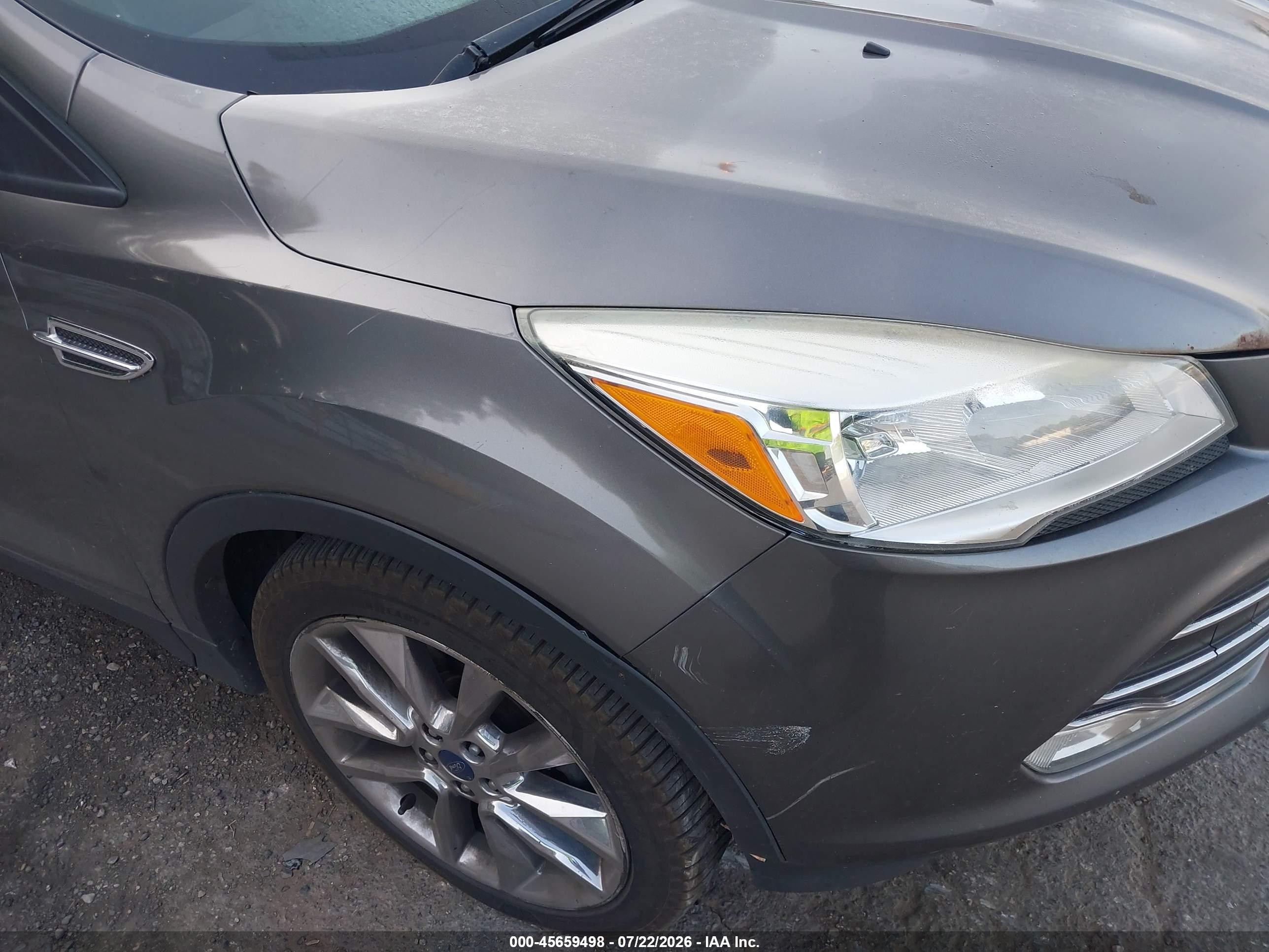 2014 Ford Escape Se Серый vin: 1FMCU9G91EUC28742