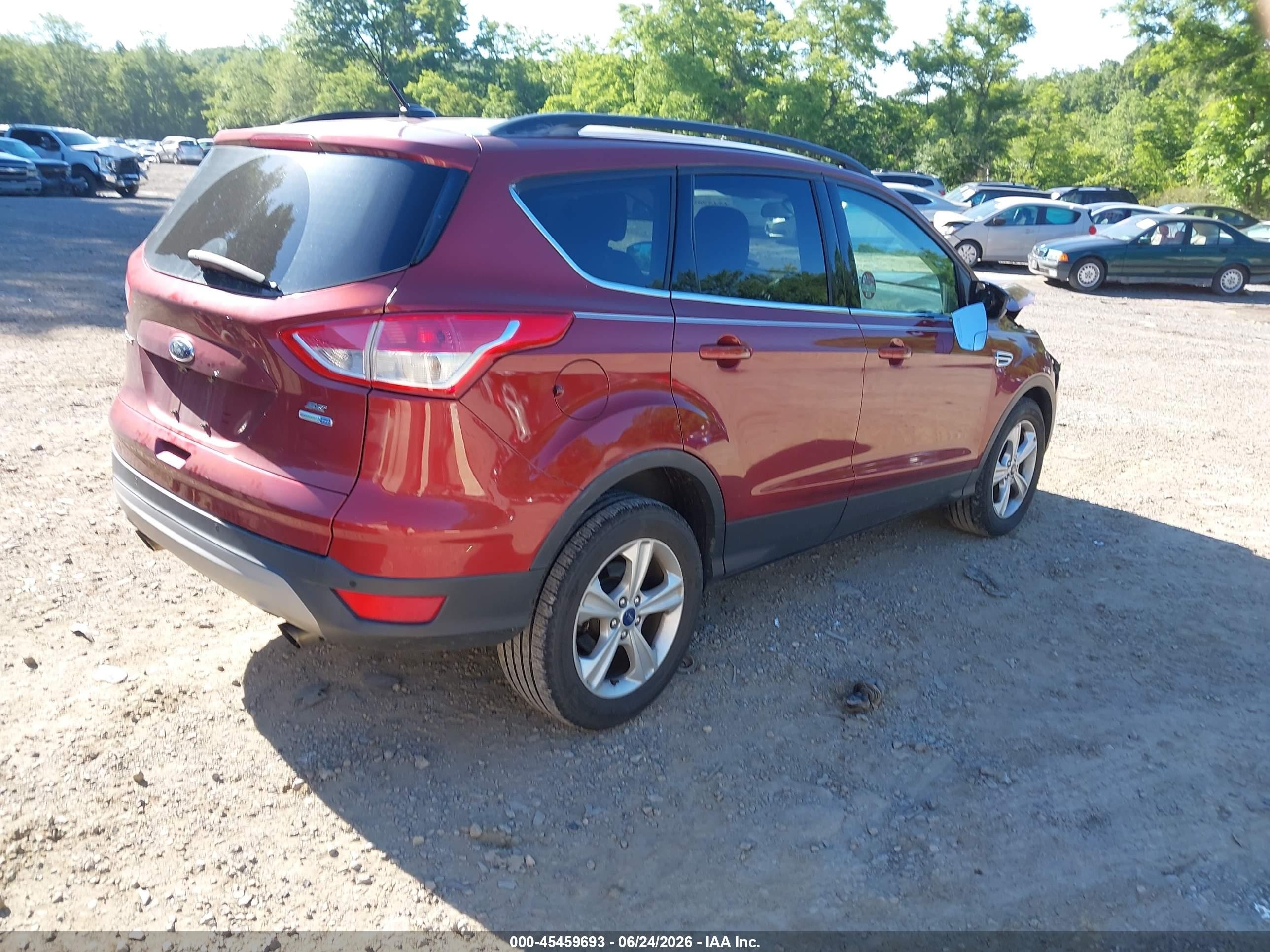 2014 Ford Escape Se Красный vin: 1FMCU9G91EUC65872