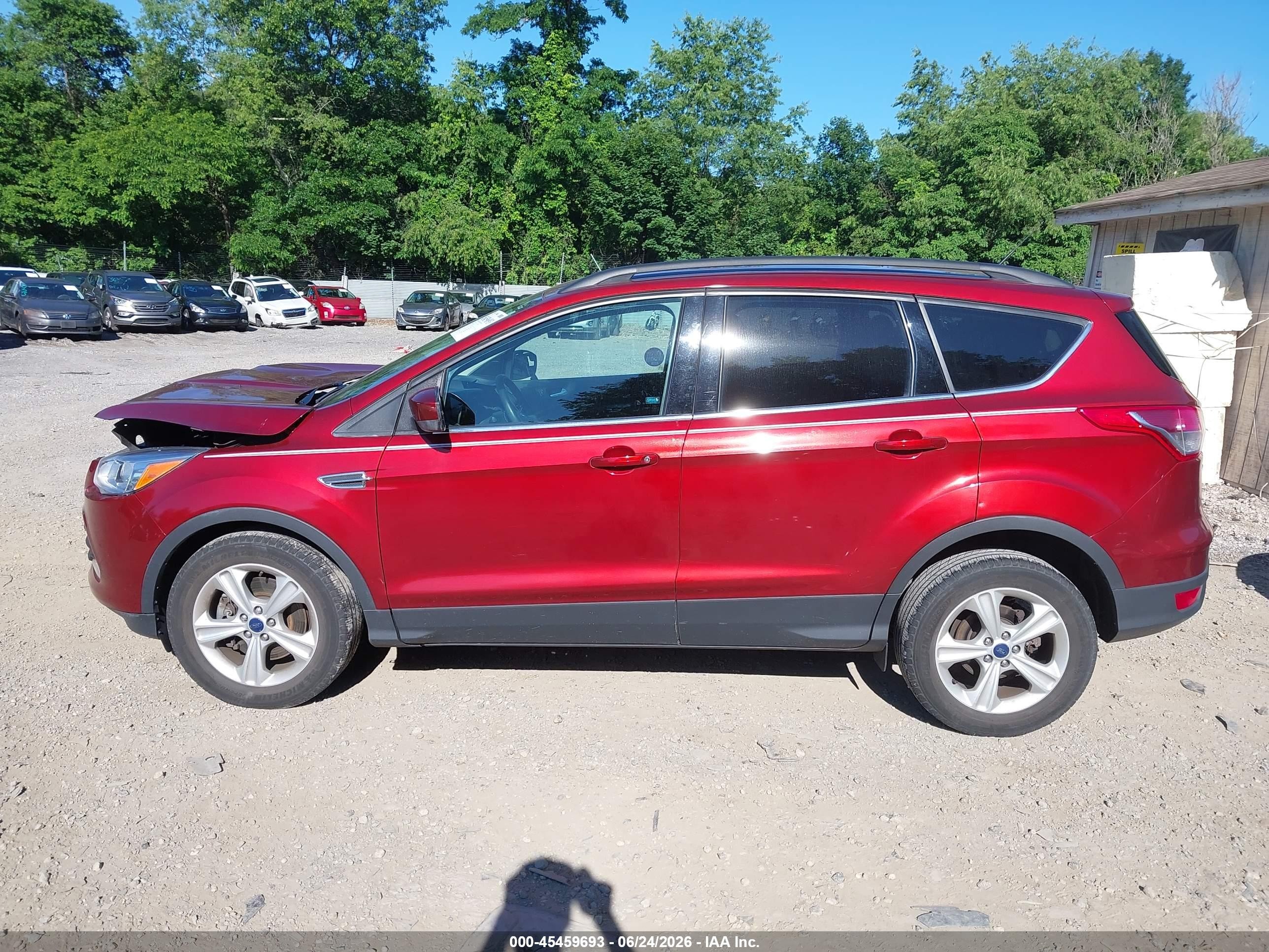 2014 Ford Escape Se Красный vin: 1FMCU9G91EUC65872