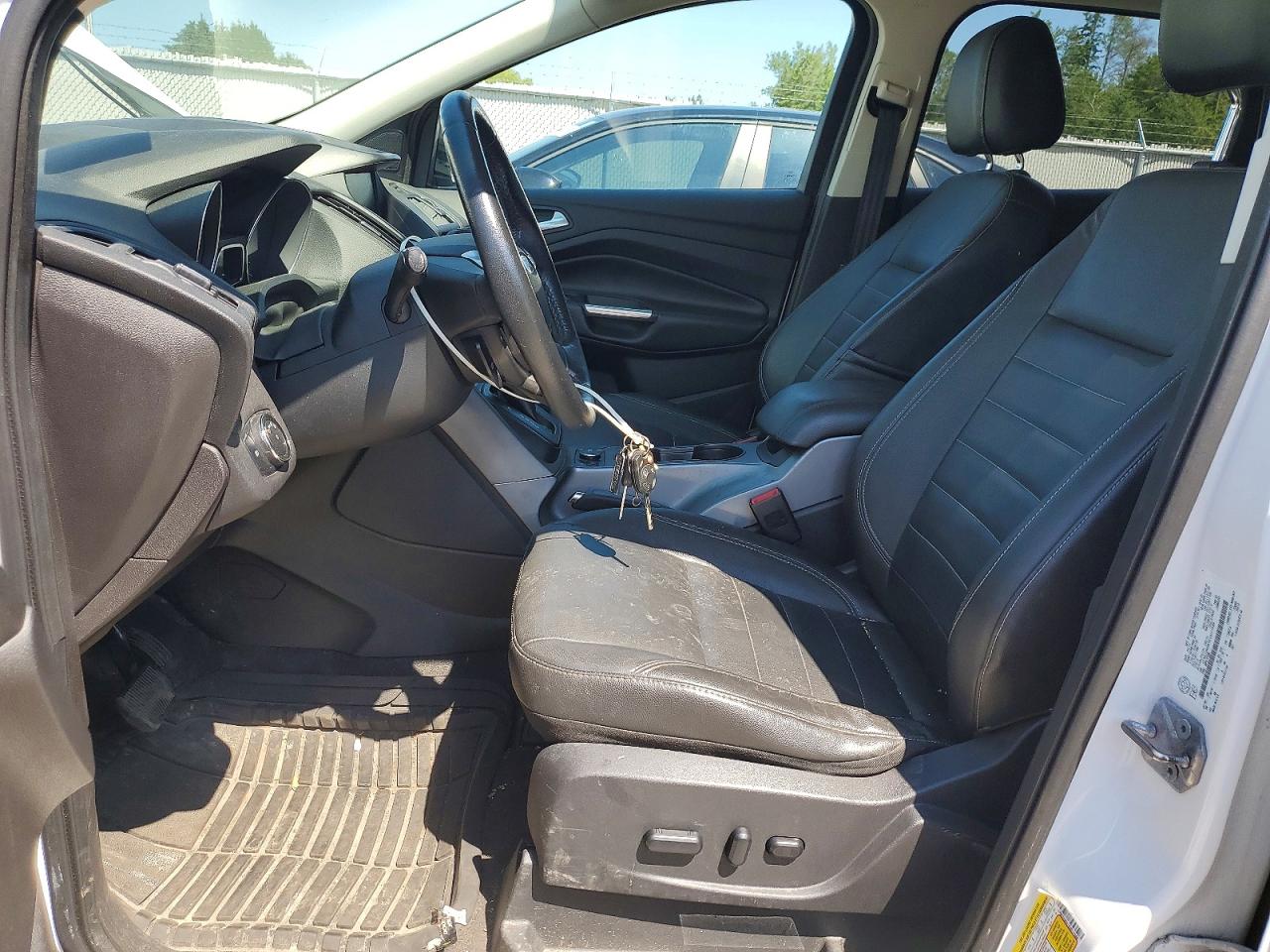 2014 Ford Escape Se White vin: 1FMCU9G91EUD11586