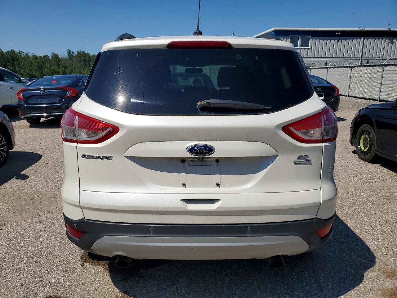2014 Ford Escape Se White vin: 1FMCU9G91EUD11586