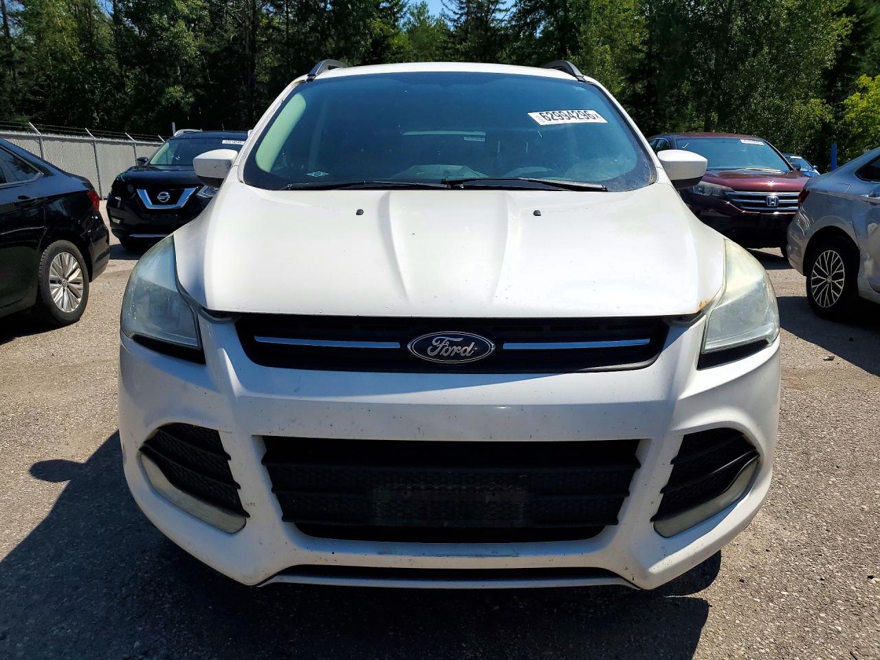 2014 Ford Escape Se White vin: 1FMCU9G91EUD11586
