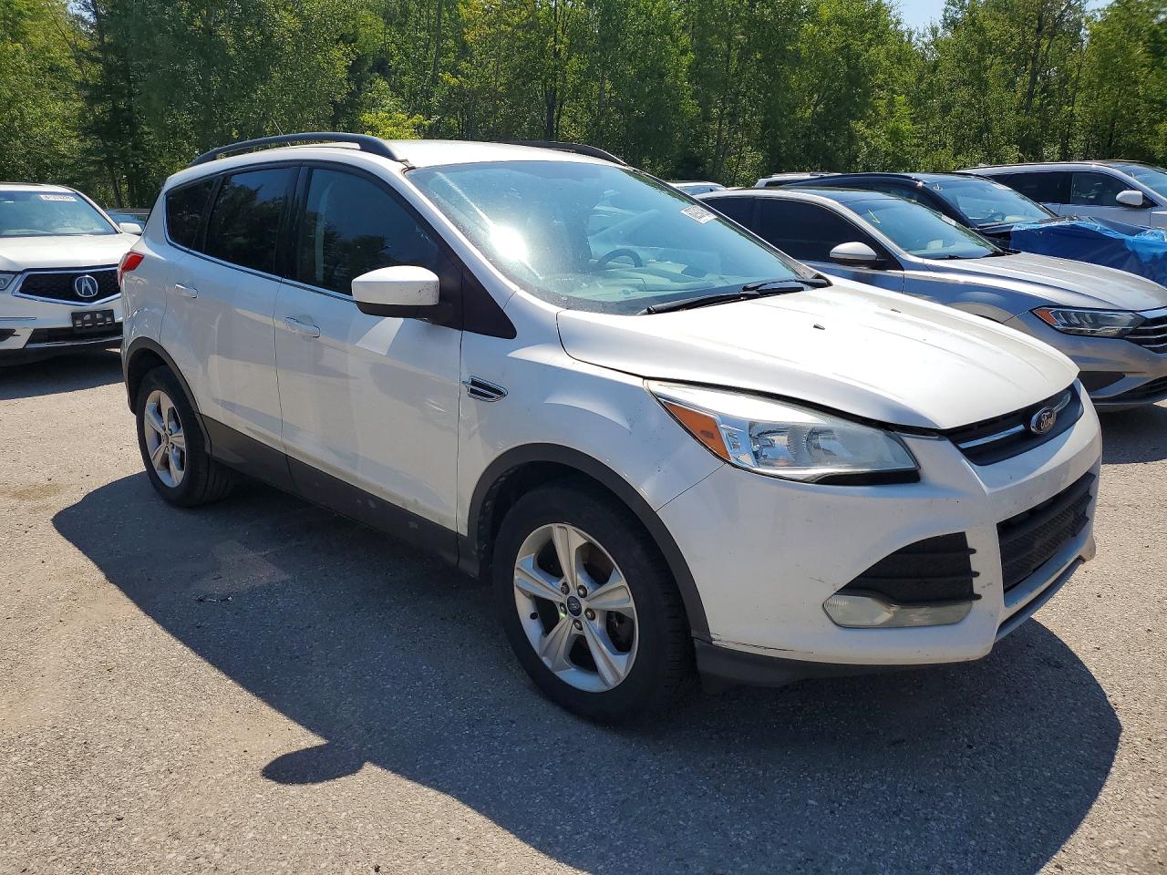 2014 Ford Escape Se White vin: 1FMCU9G91EUD11586