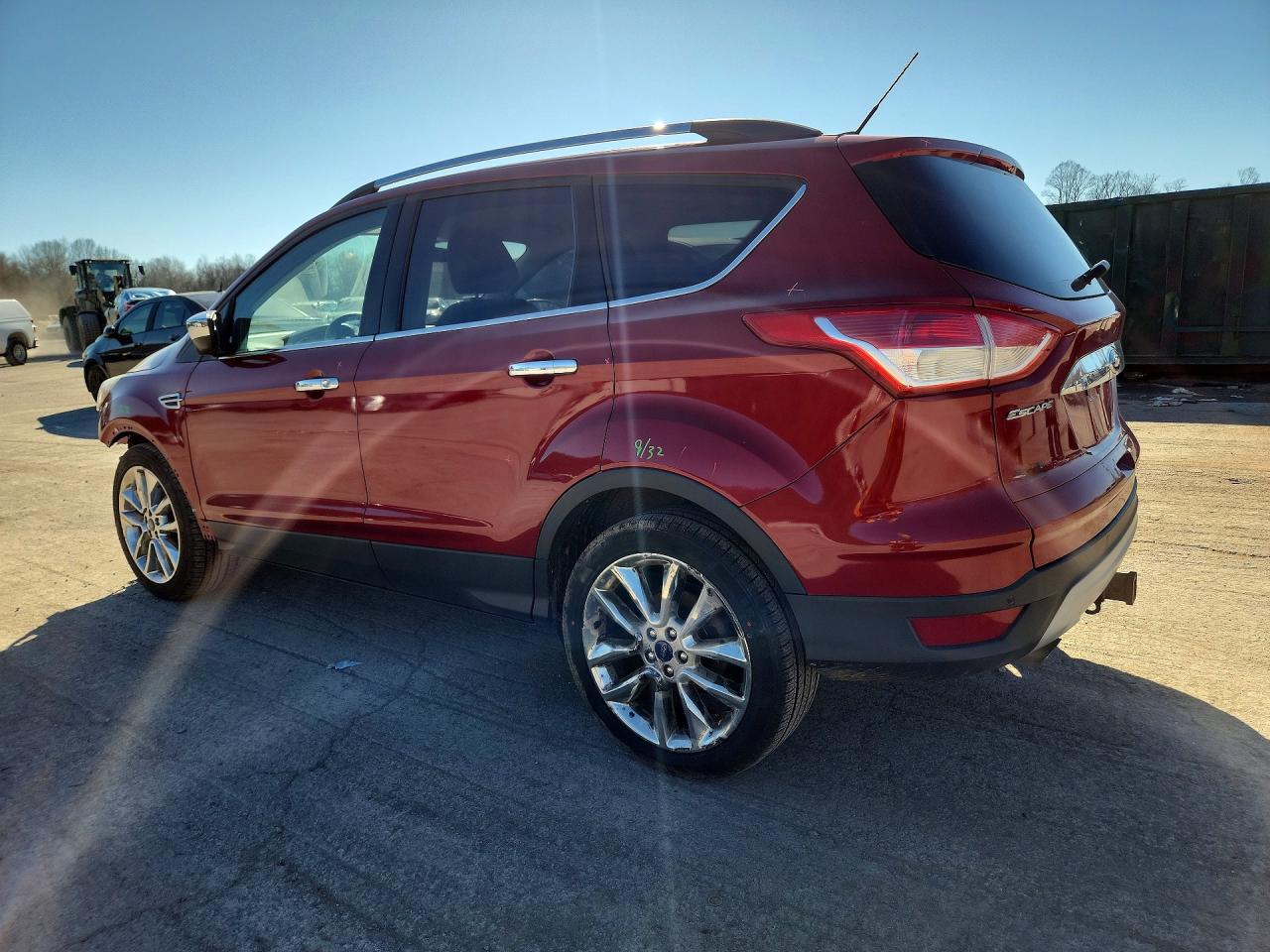 2014 Ford Escape Se Red vin: 1FMCU9G91EUD27268