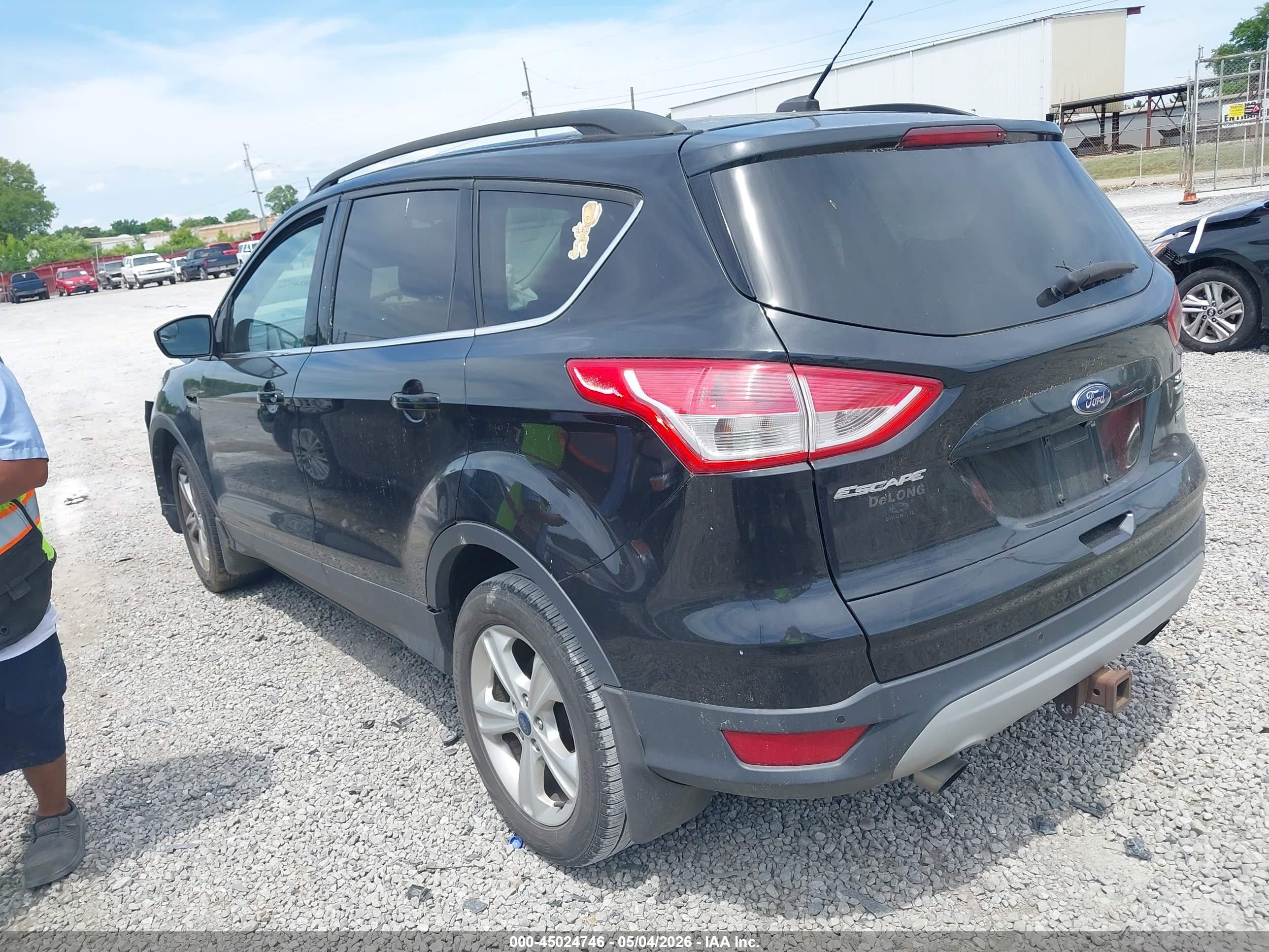 2014 Ford Escape Se Black vin: 1FMCU9G91EUE22283