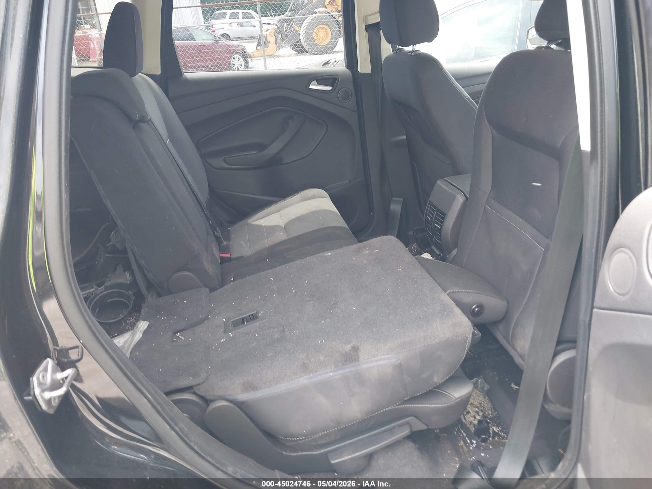 2014 Ford Escape Se Black vin: 1FMCU9G91EUE22283