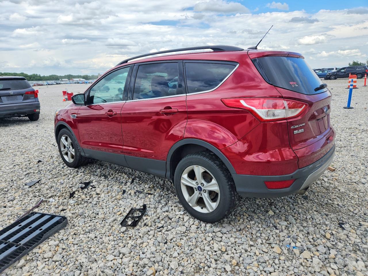 2014 Ford Escape Se Red vin: 1FMCU9G91EUE26284