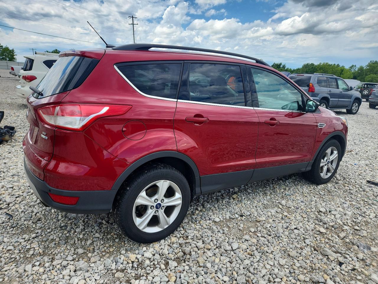 2014 Ford Escape Se Red vin: 1FMCU9G91EUE26284