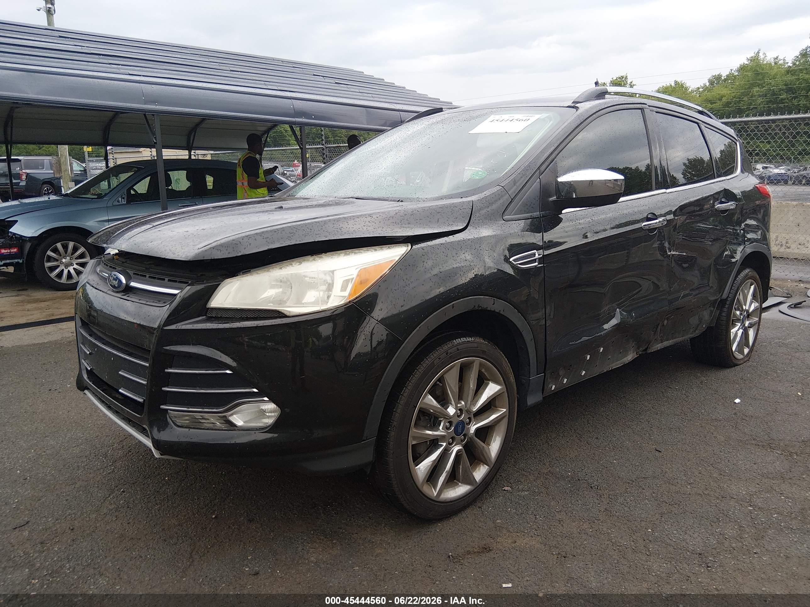 2015 Ford Escape Se Black vin: 1FMCU9G91FUA21415