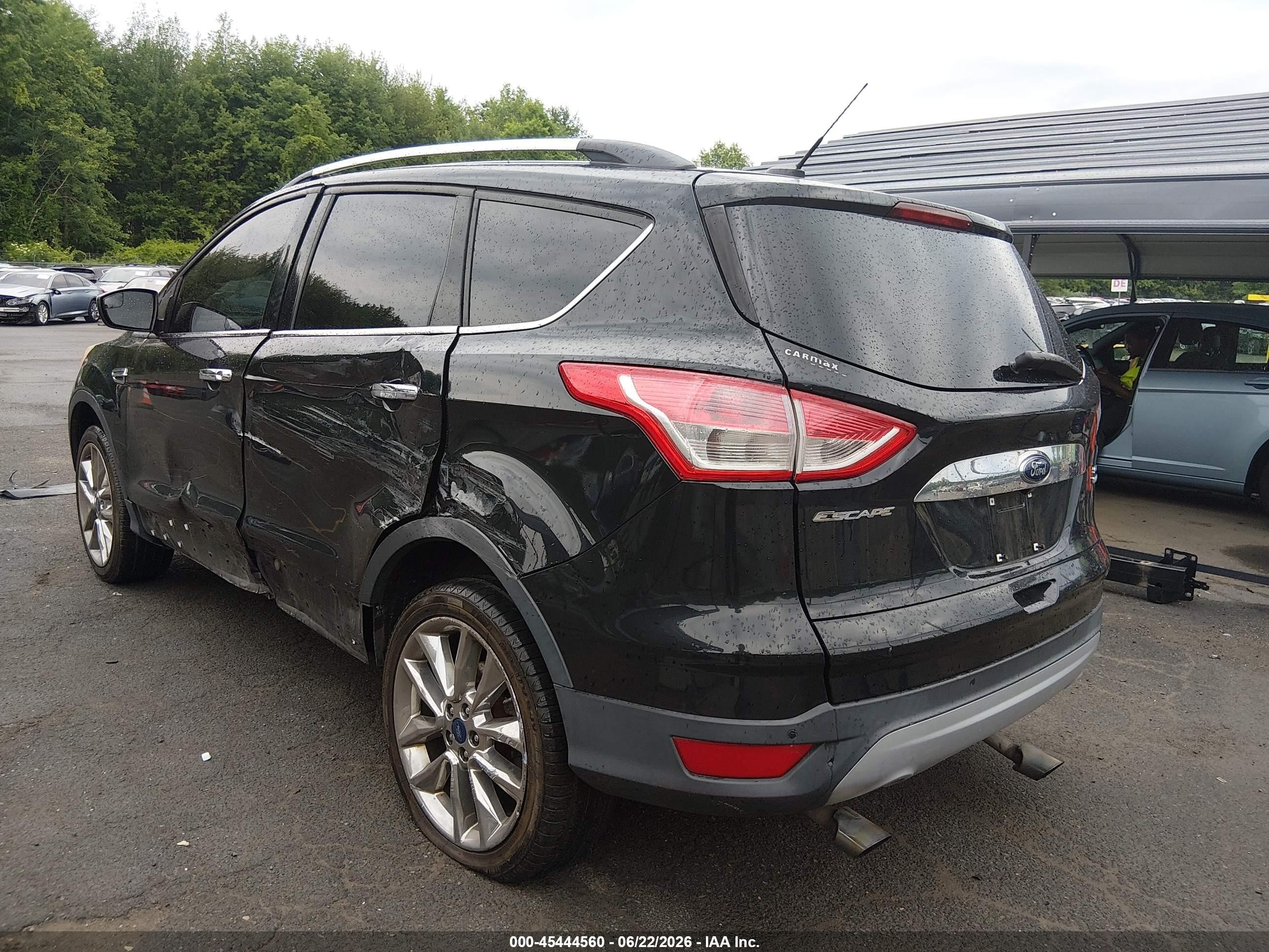 2015 Ford Escape Se Black vin: 1FMCU9G91FUA21415