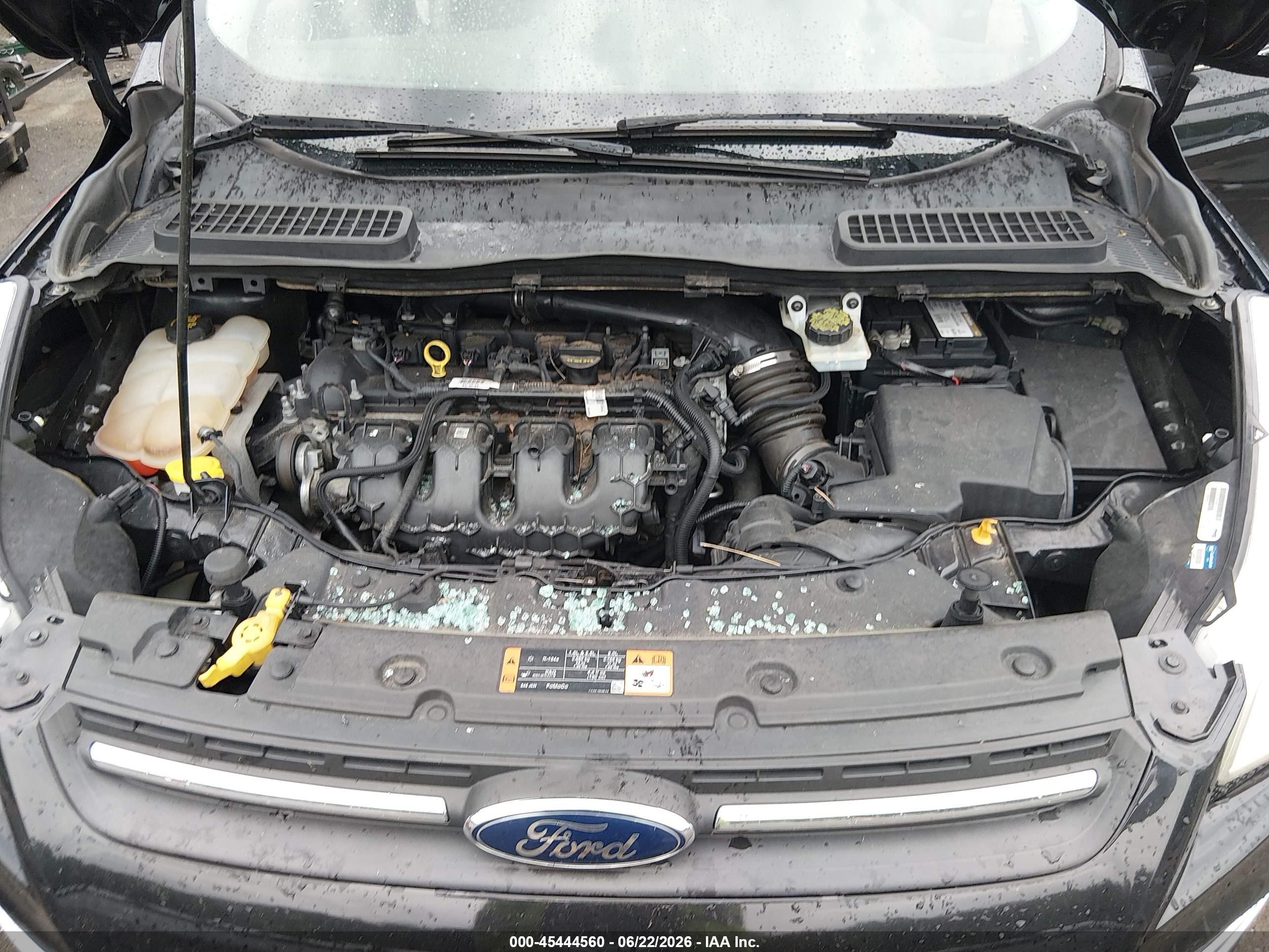 2015 Ford Escape Se Black vin: 1FMCU9G91FUA21415