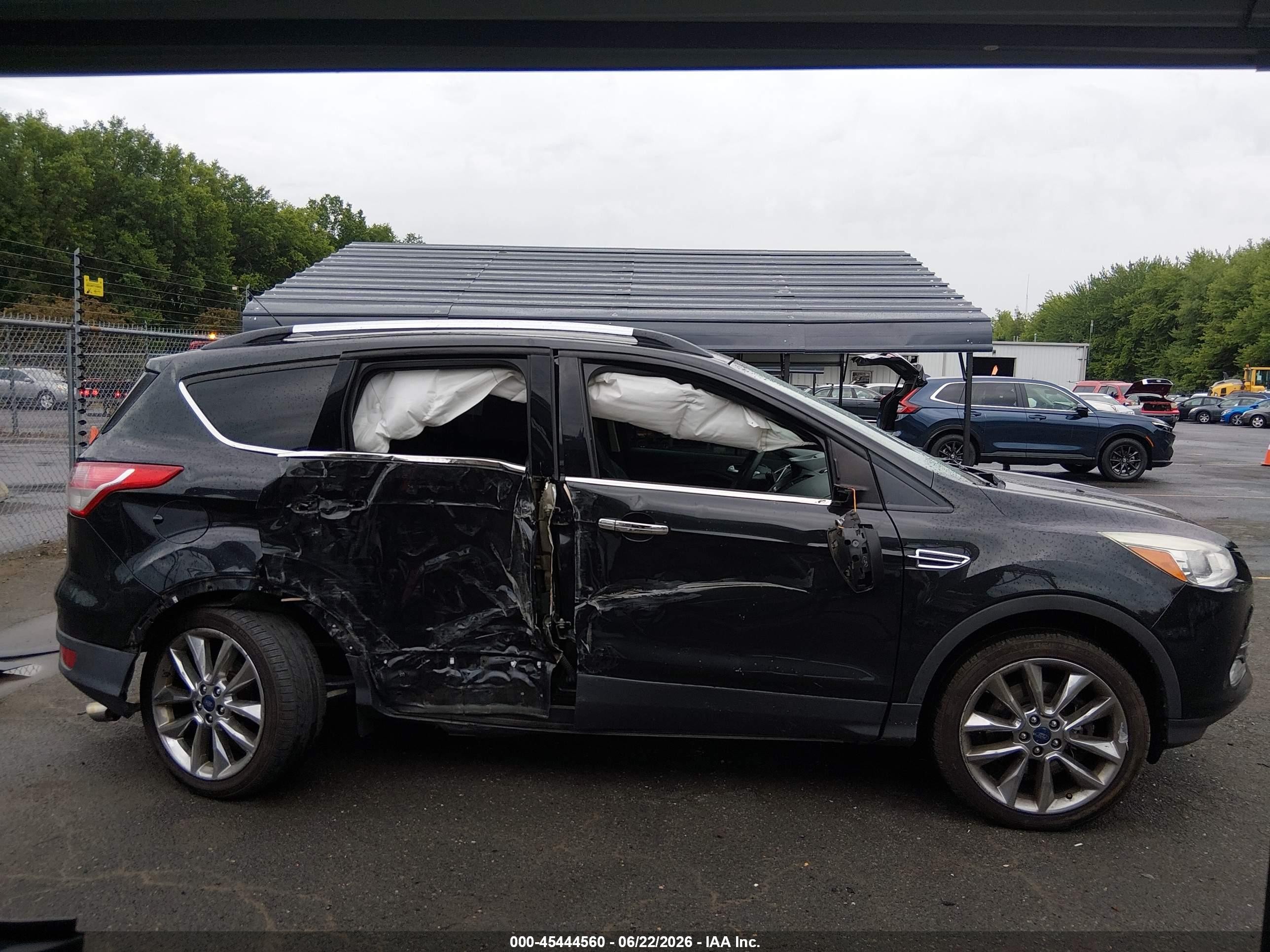 2015 Ford Escape Se Black vin: 1FMCU9G91FUA21415