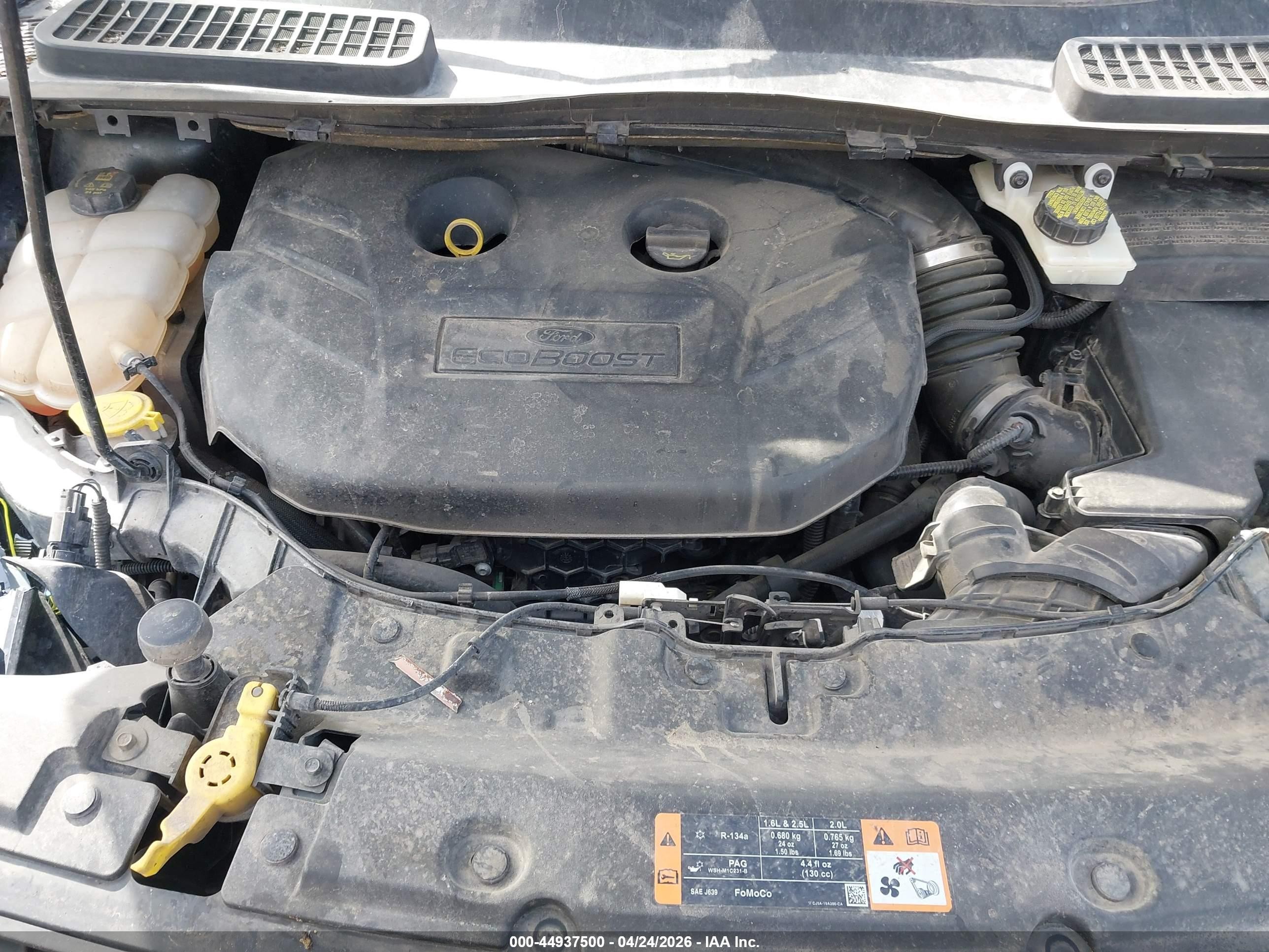 2015 Ford Escape Se Gray vin: 1FMCU9G91FUA62241