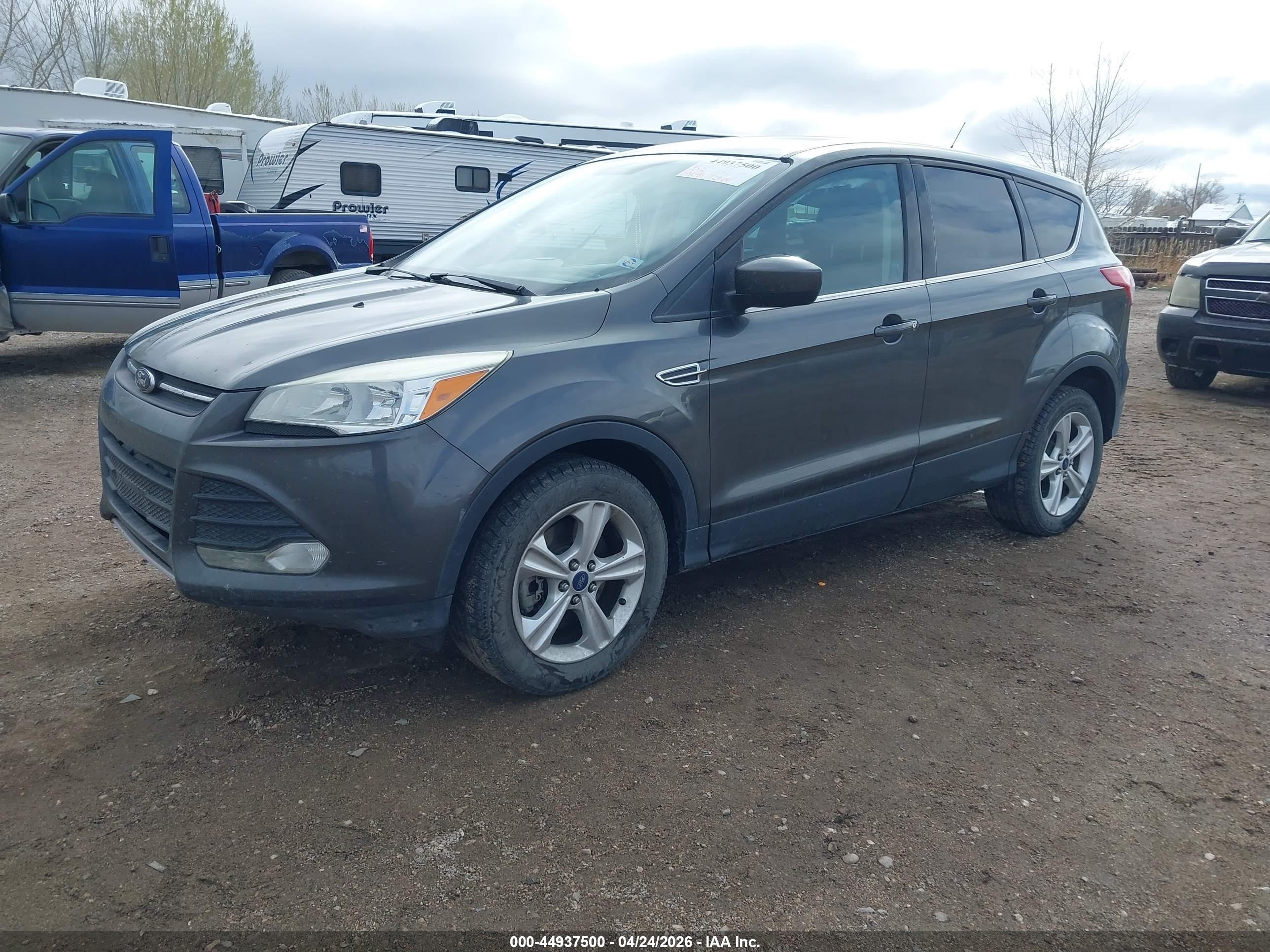 2015 Ford Escape Se Gray vin: 1FMCU9G91FUA62241