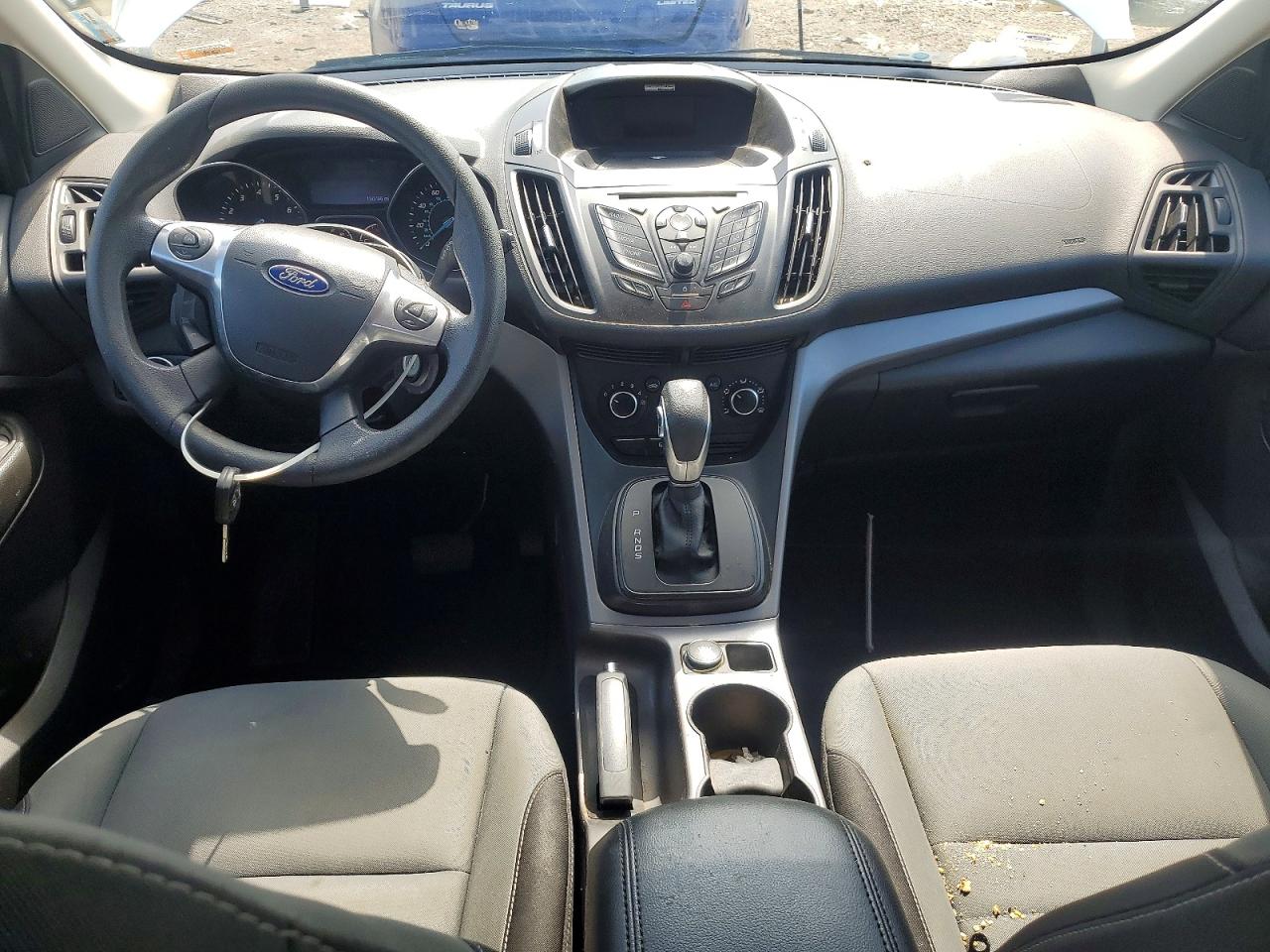2015 Ford Escape 4d S White vin: 1FMCU9G91FUB06139