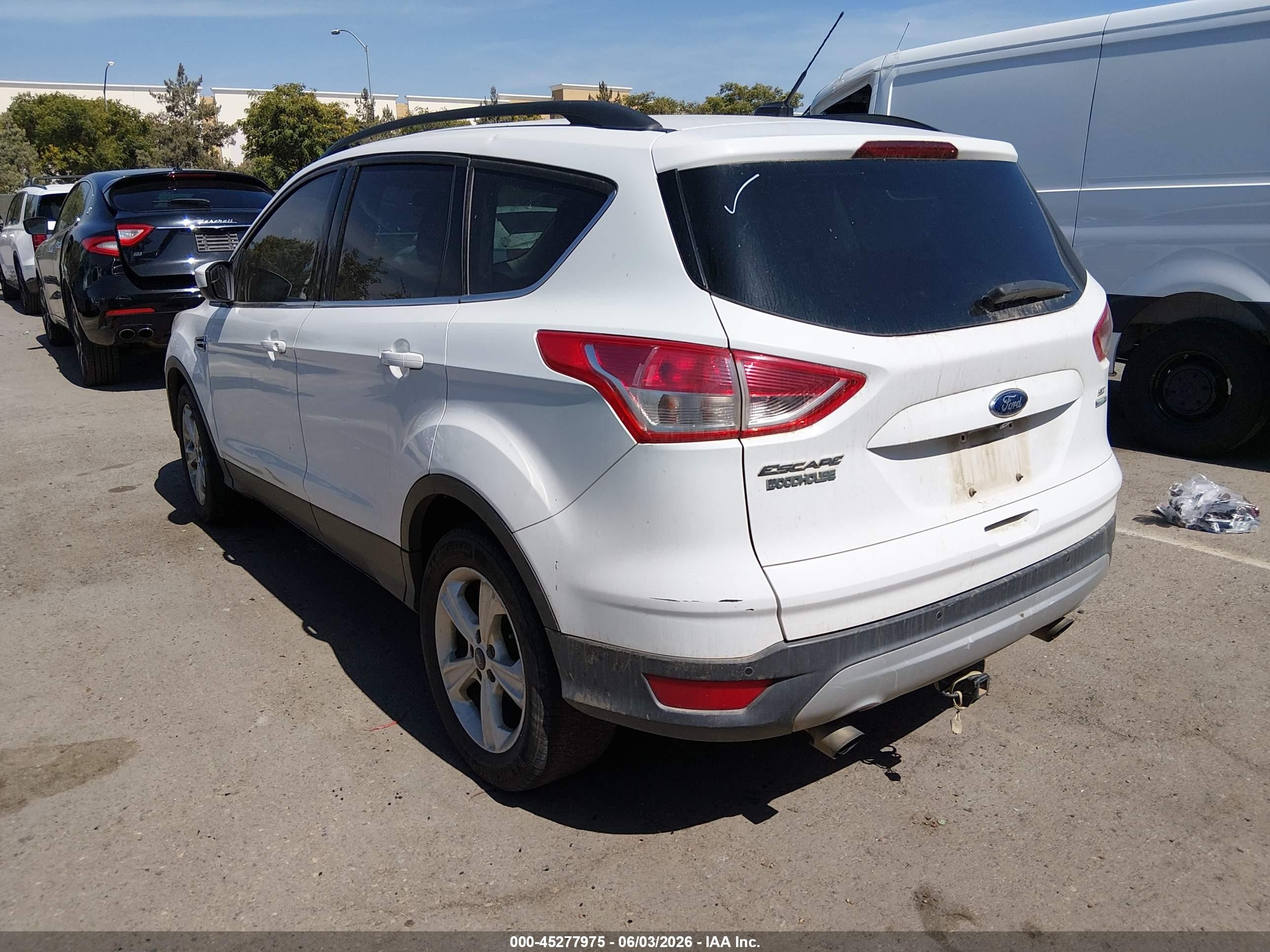 2015 Ford Escape Se White vin: 1FMCU9G91FUB48777