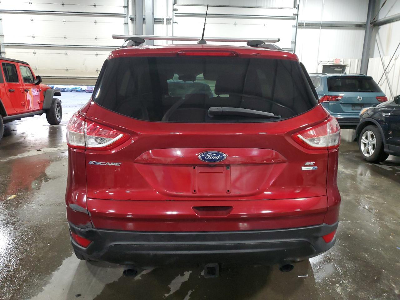 2015 Ford Escape Se Red vin: 1FMCU9G91FUC21307