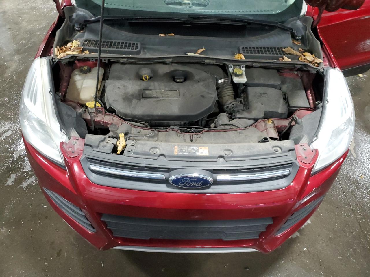 2015 Ford Escape Se Red vin: 1FMCU9G91FUC21307